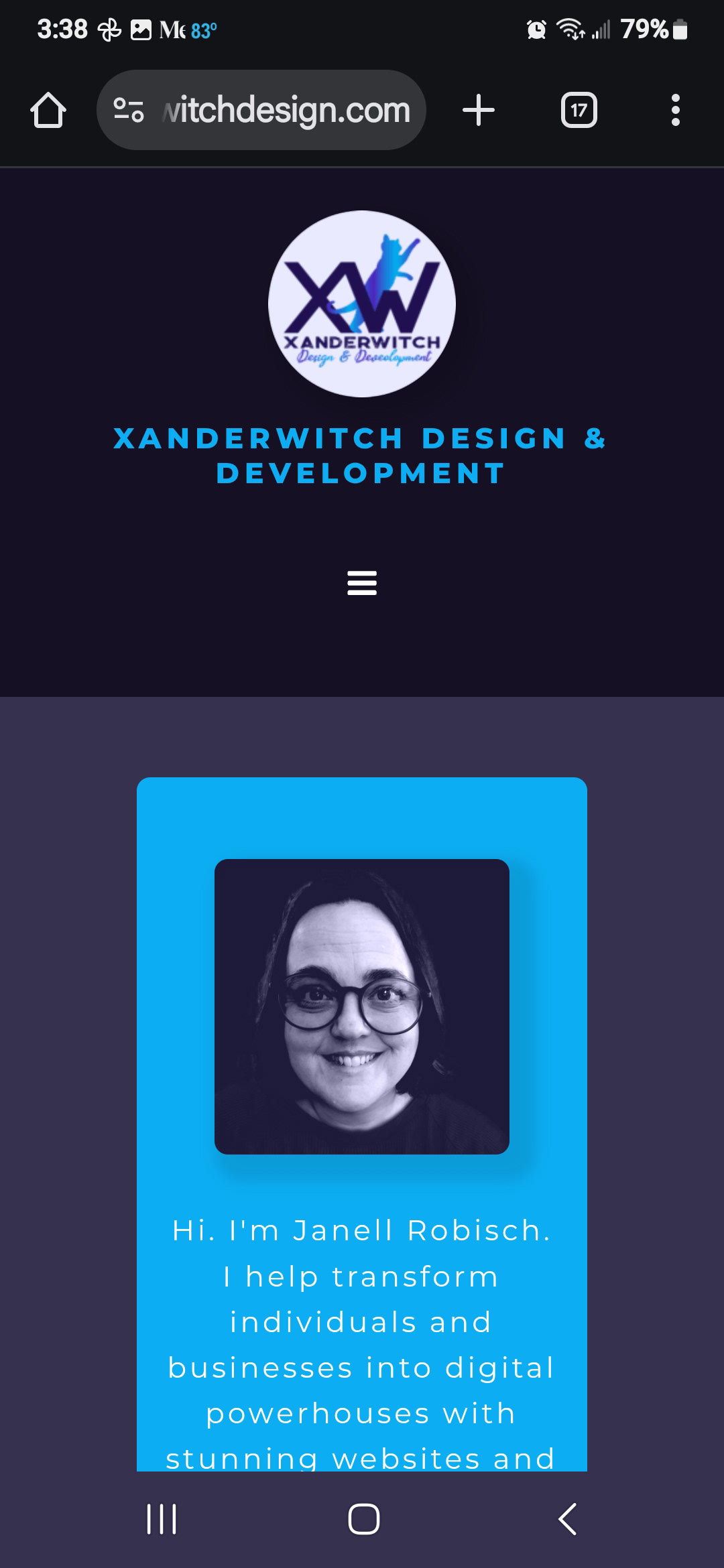 Home Page Header and Intro - Mobile