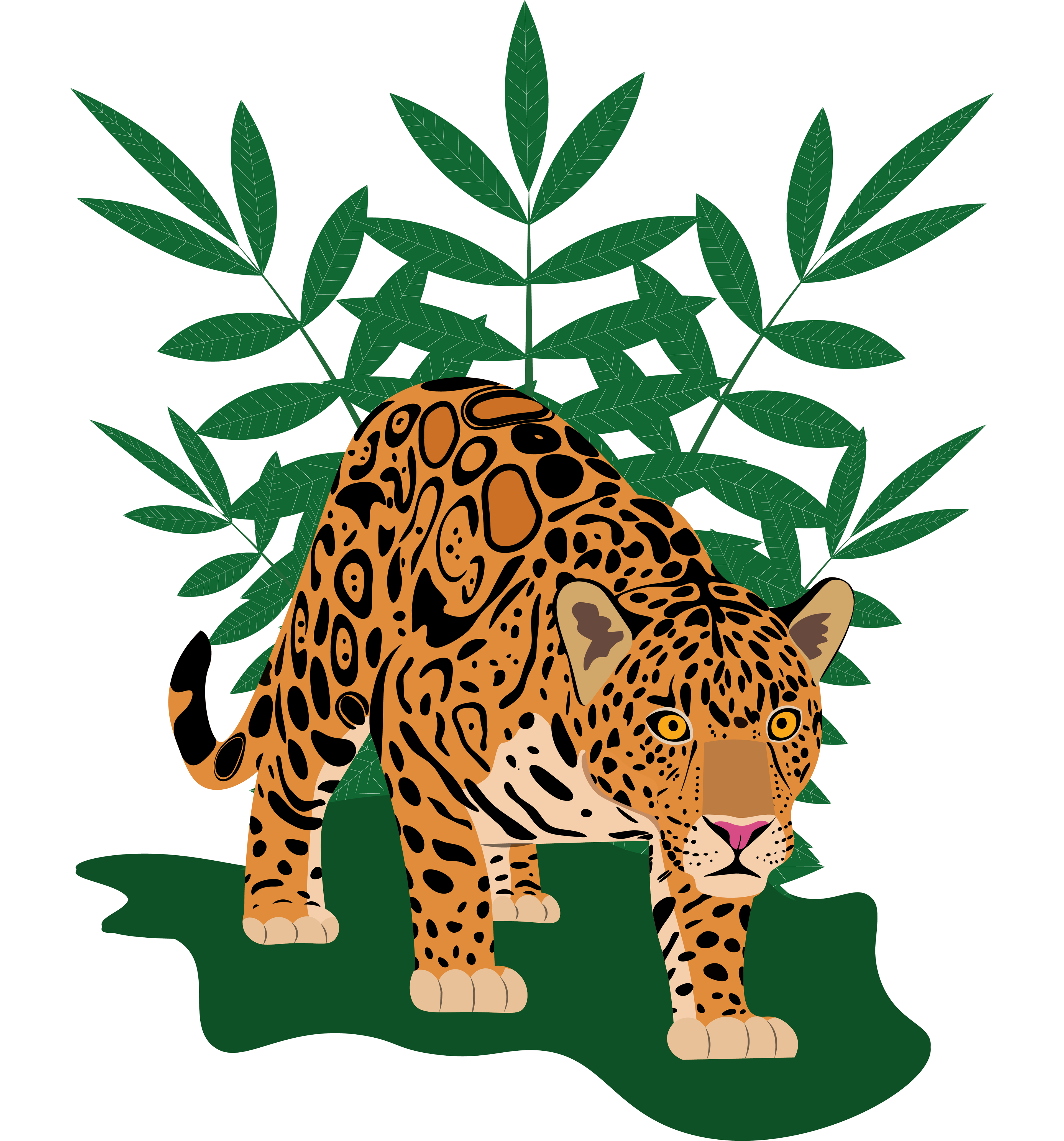 Jaguar Created in Adobe Illustrator