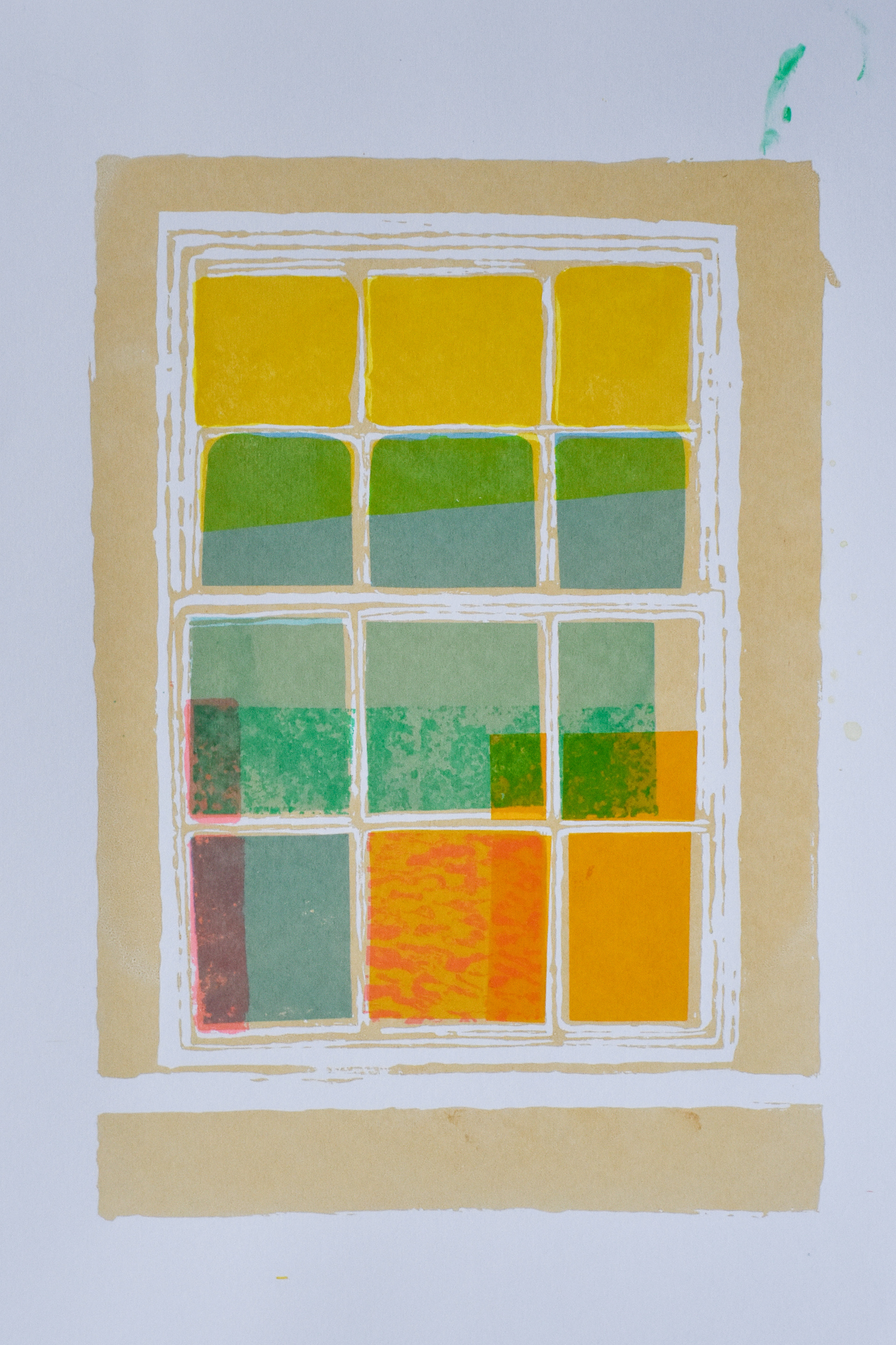 Through the Frame. Screen print. 28 x 38cm. 1/4