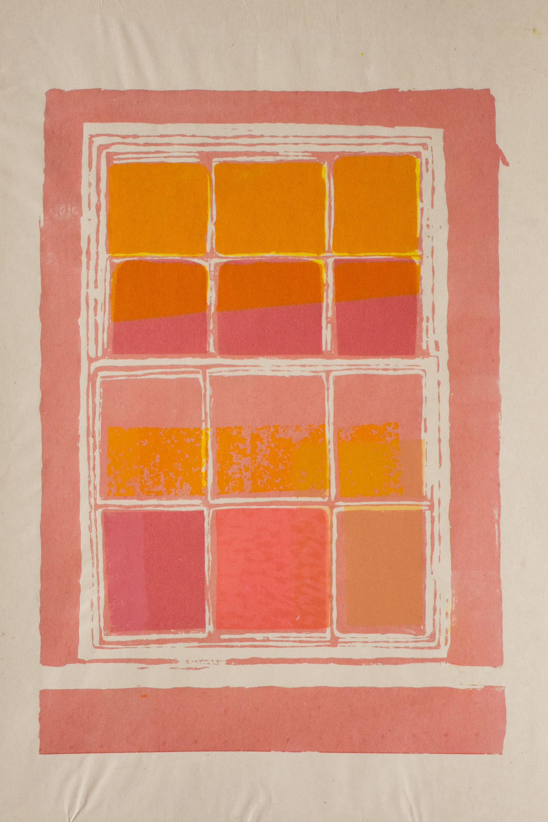 Through the Frame. Screen print. 28 x 38cm. 5/15