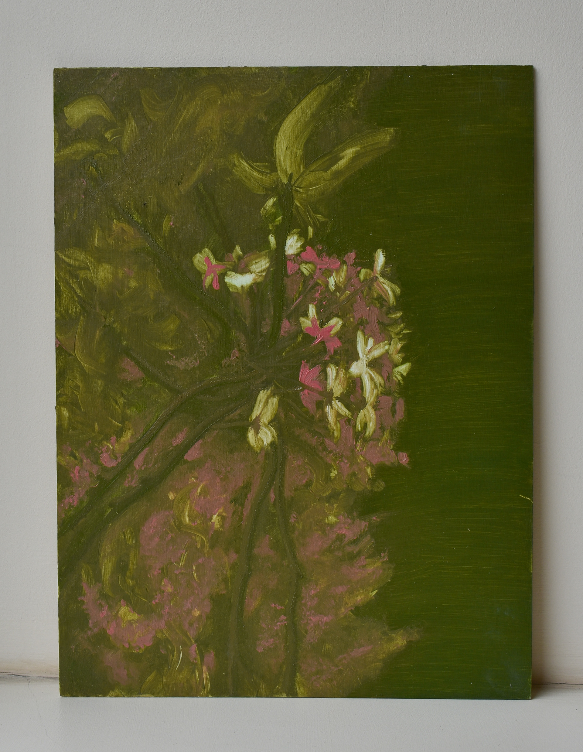 Two-tone Cherry Blossom. Oil on MDF board. 30 x 40cm. £40 + P&P