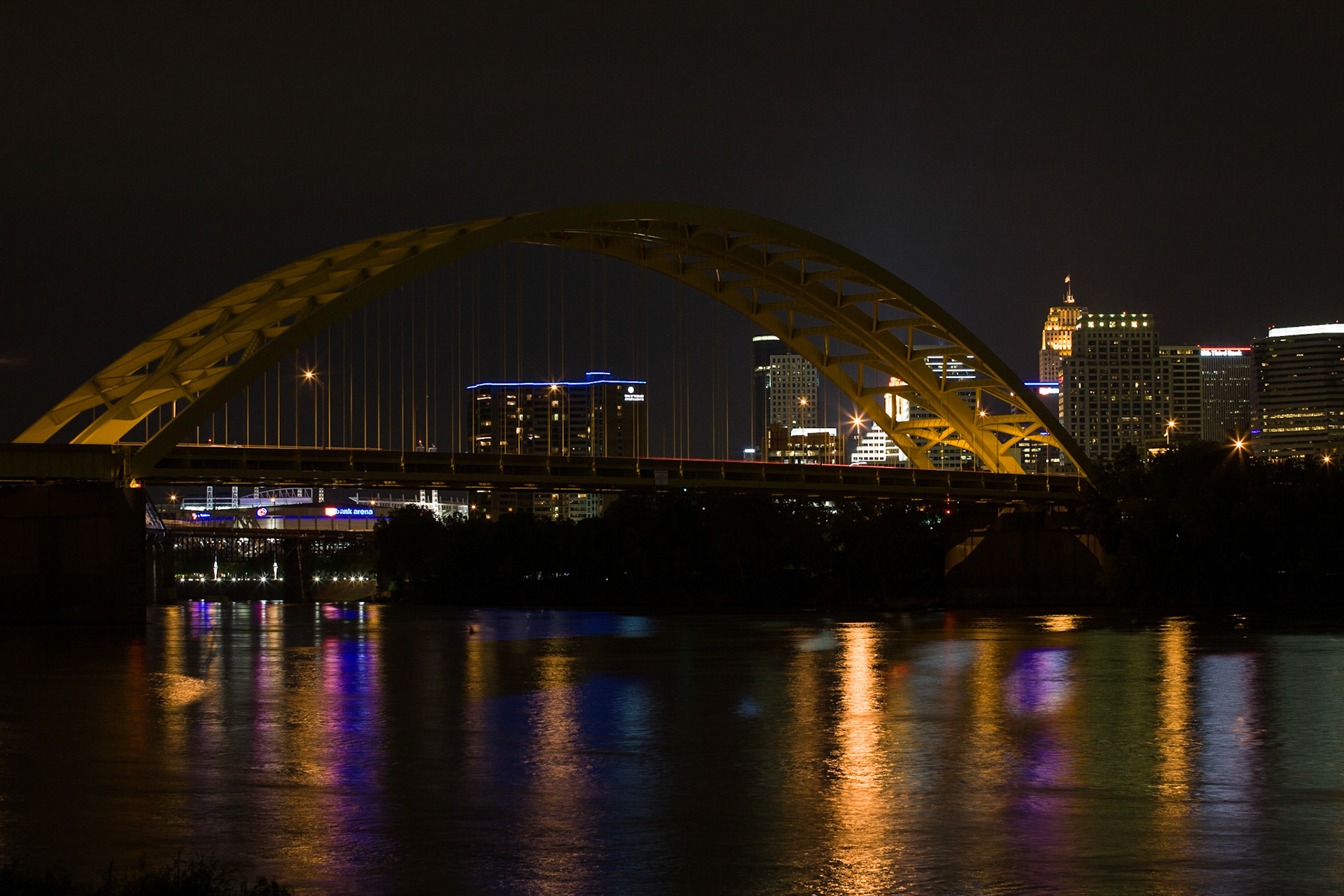 Bridge over Ohio River in Cincinnati