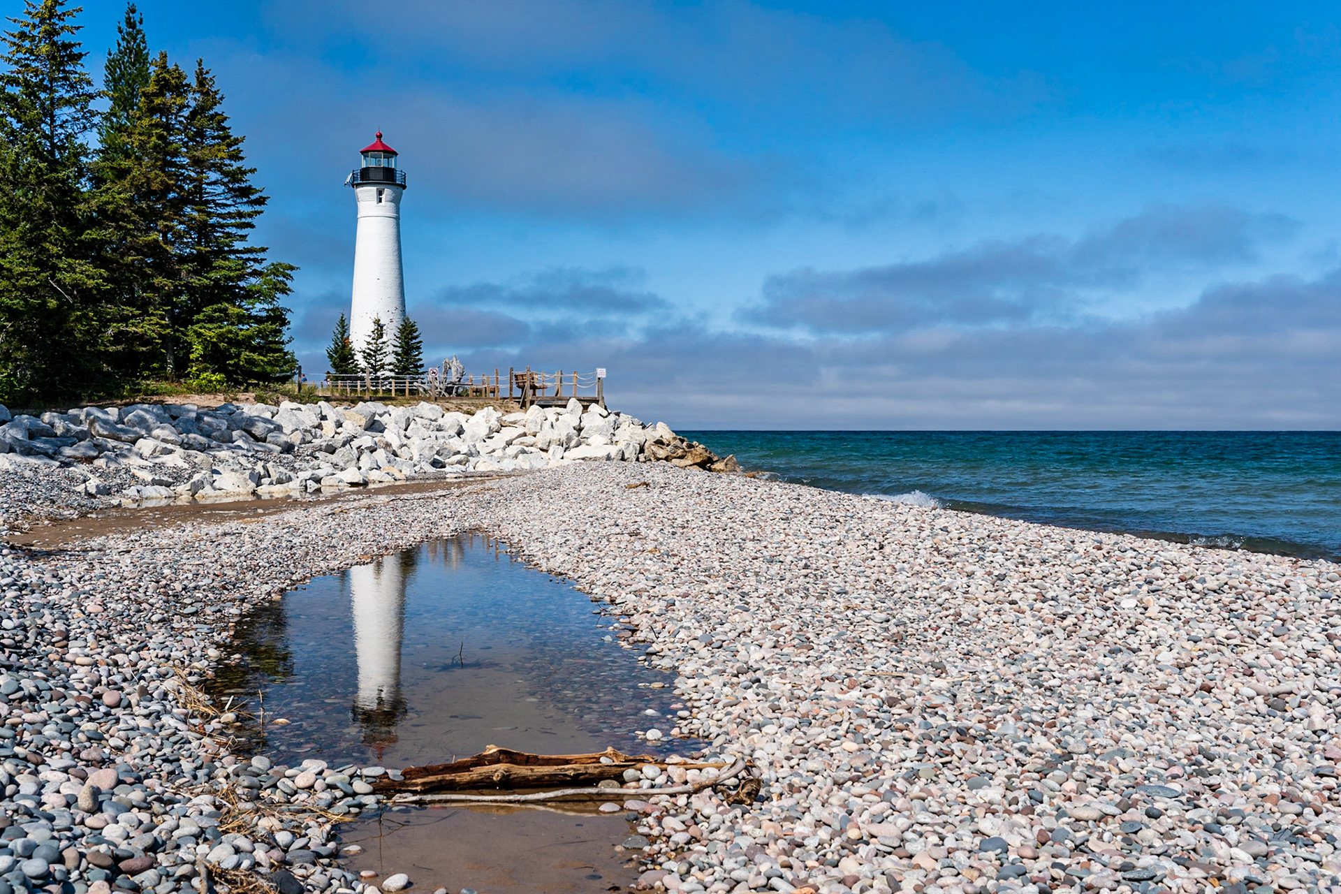 Crisp Point Lighthouse -on Lake Superior