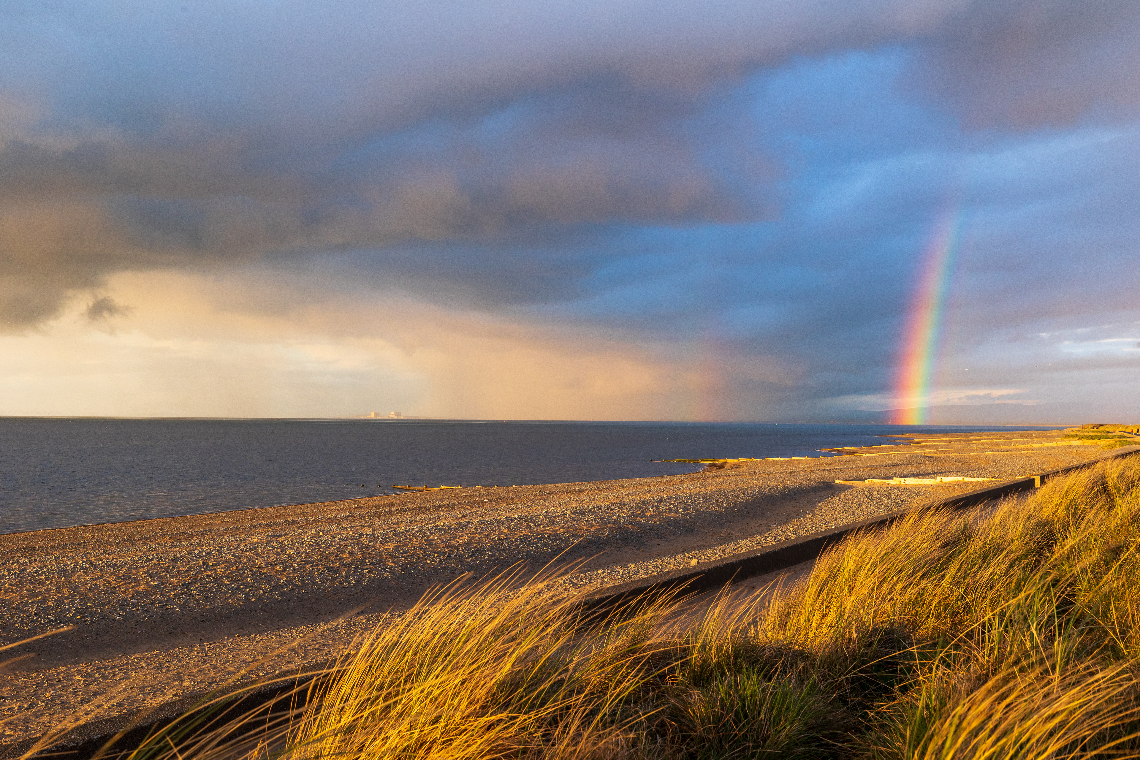 Colourful storm
