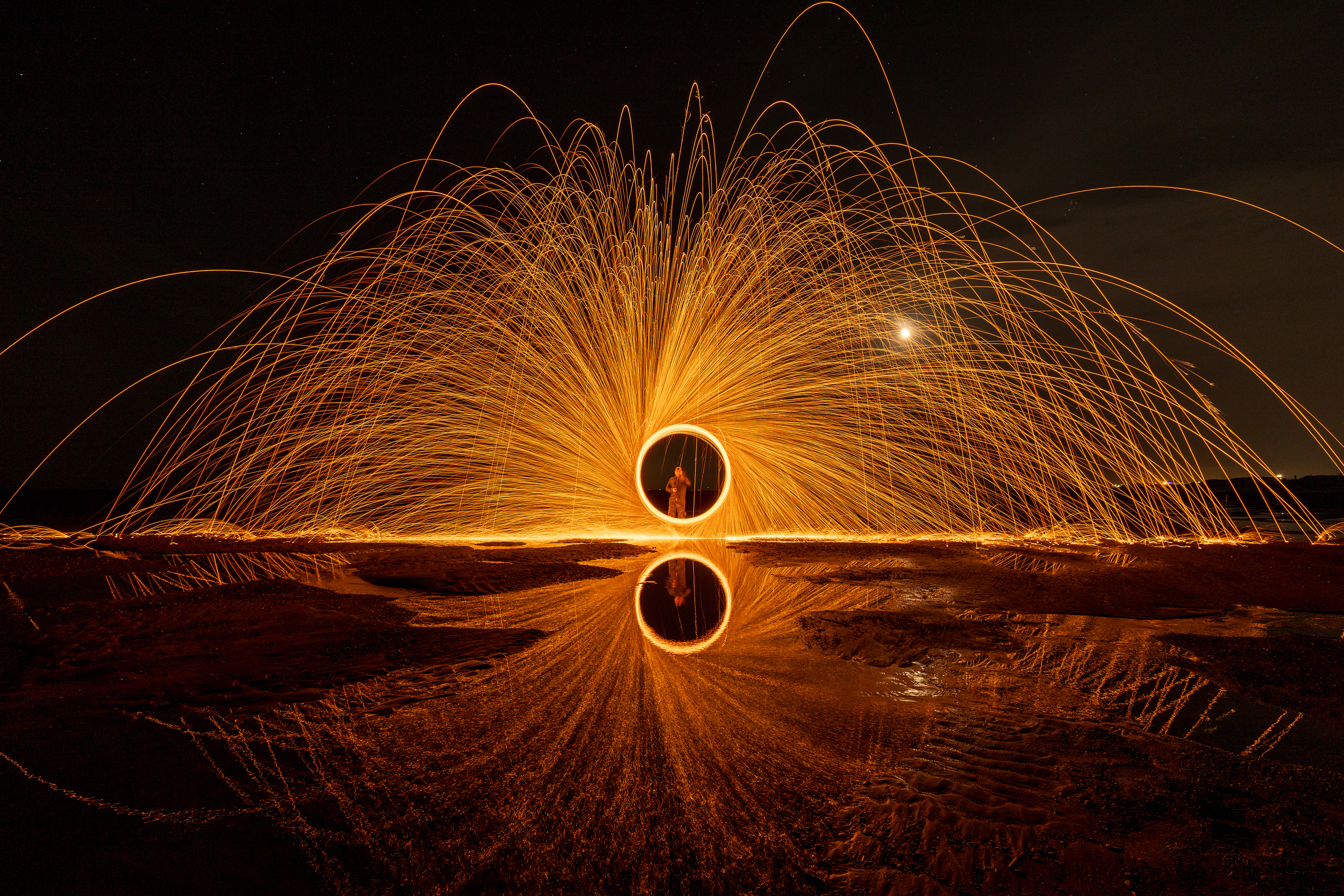 Beach volcano