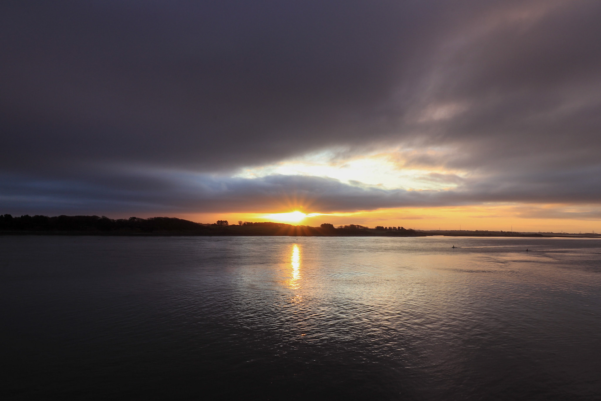 Dark sunrise