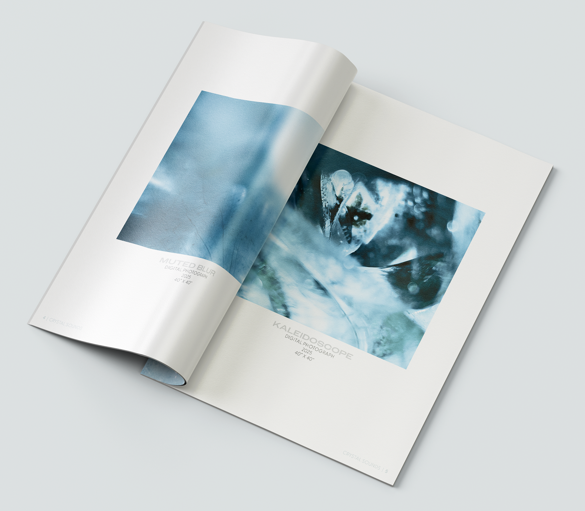 Exhibition Catalog Spread C - Angled View