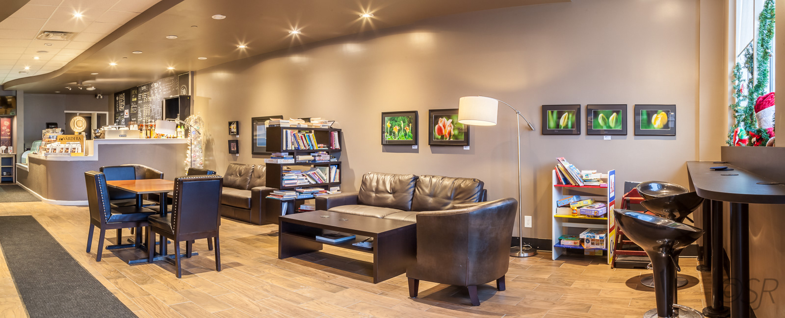 Interior of Vardera Café