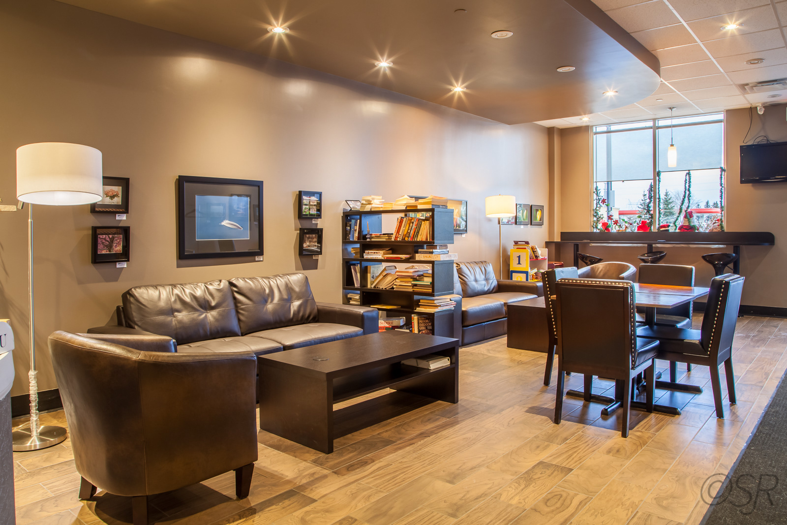 Interior of Vardera Café