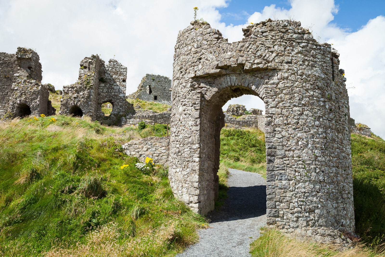 Rock of Dunamase Castle ruins, Co. Laois, Ireland