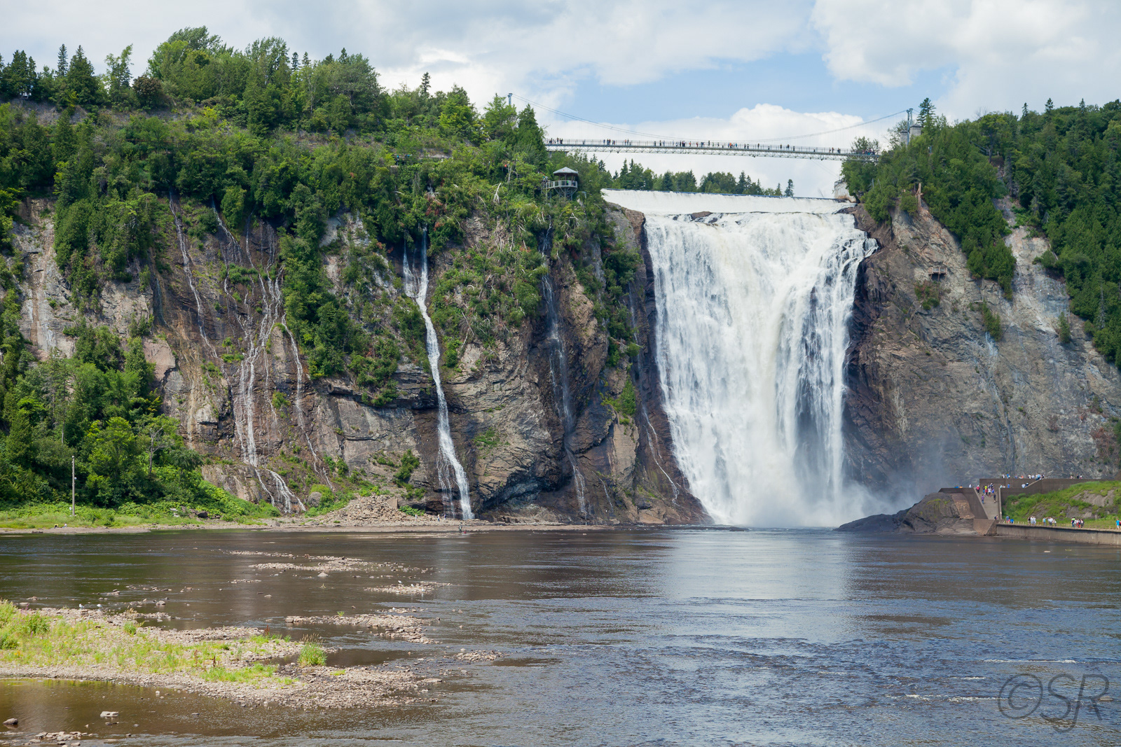 Montmorency Falls bridge, Quebec