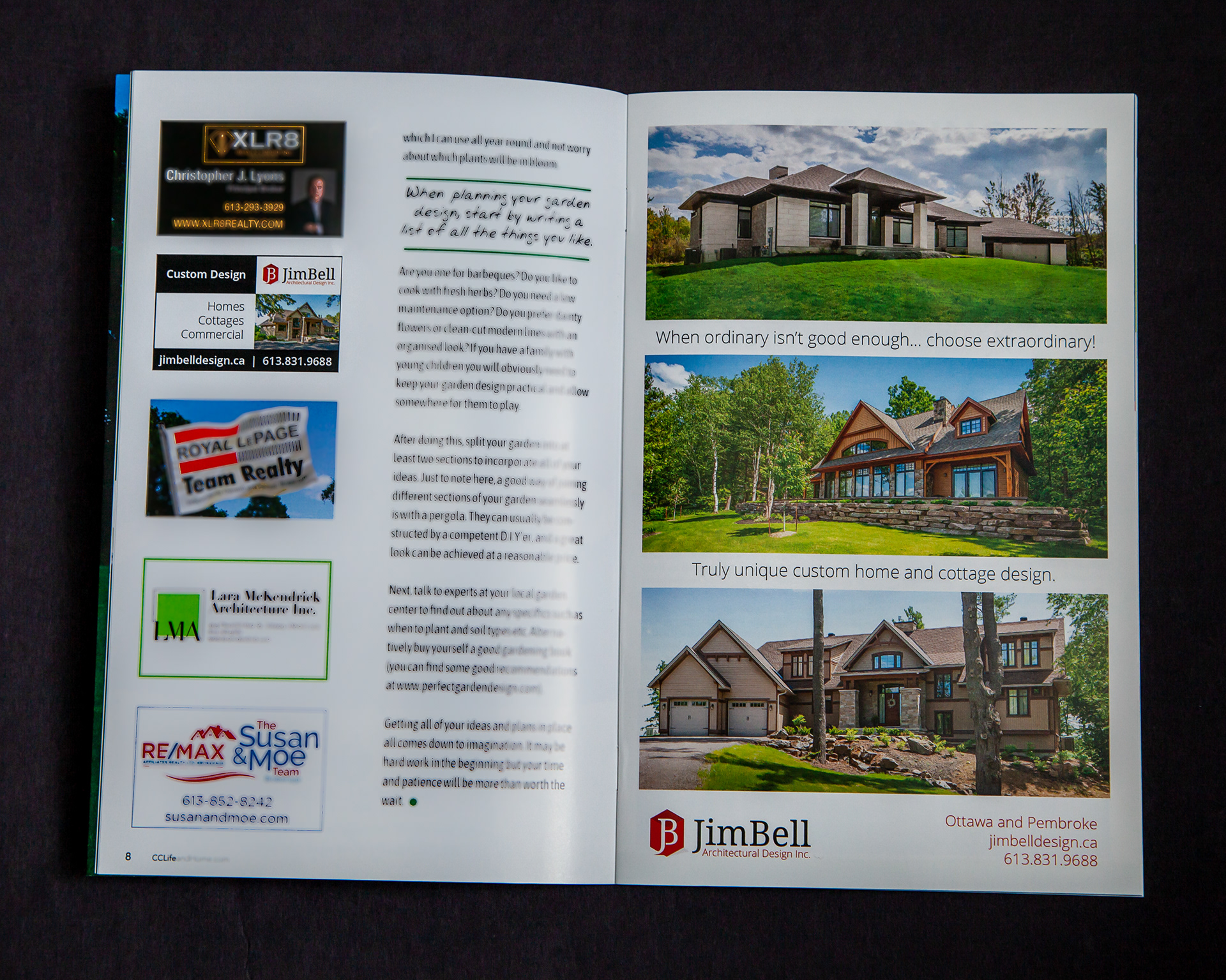 Print Ad for Jim Bell Architectural Design