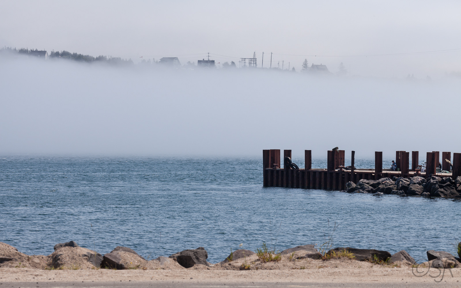 From the ferry docks, Triverton, Long Island, Digby Neck, NS