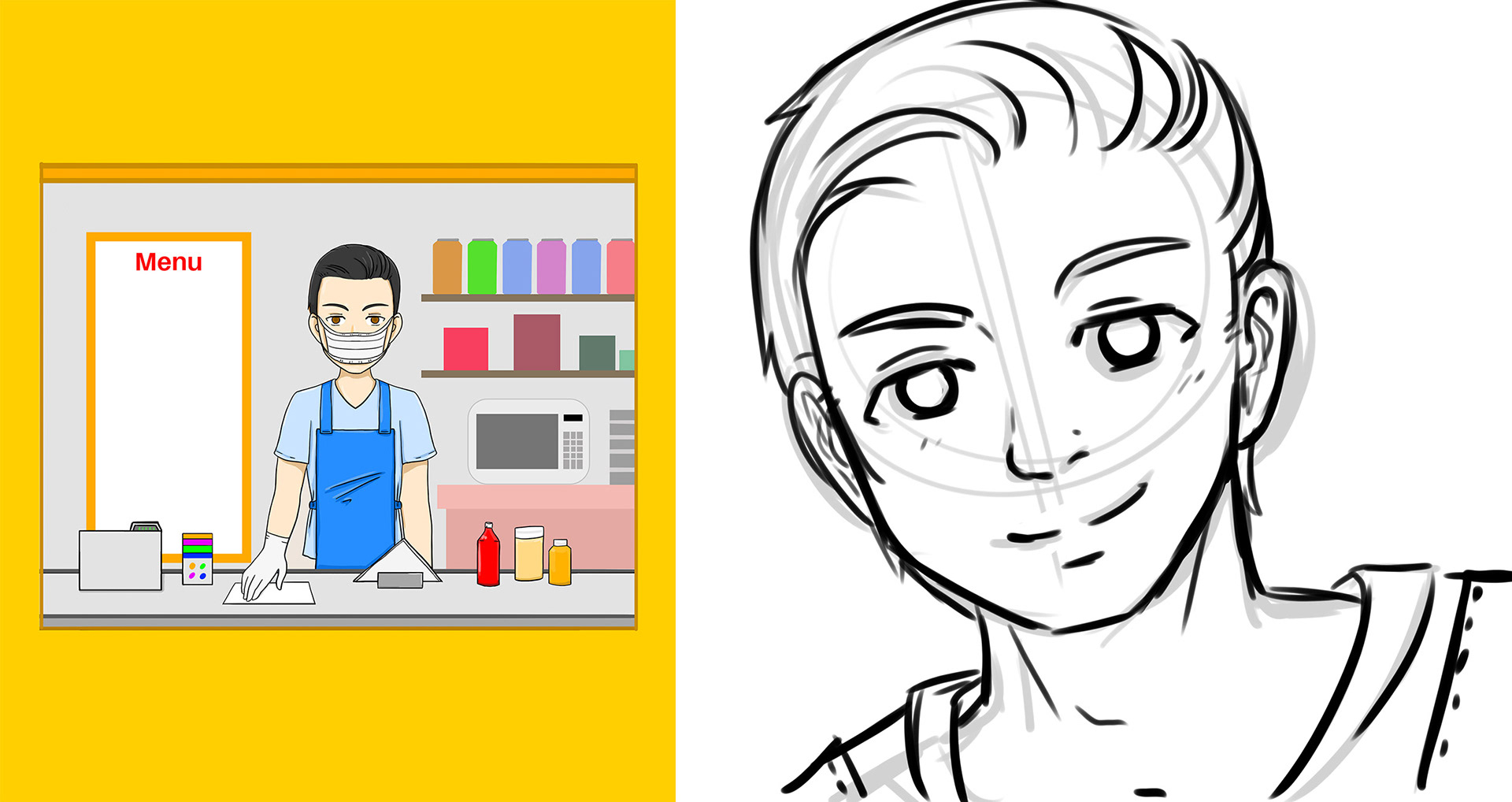 Foodtruck character concept