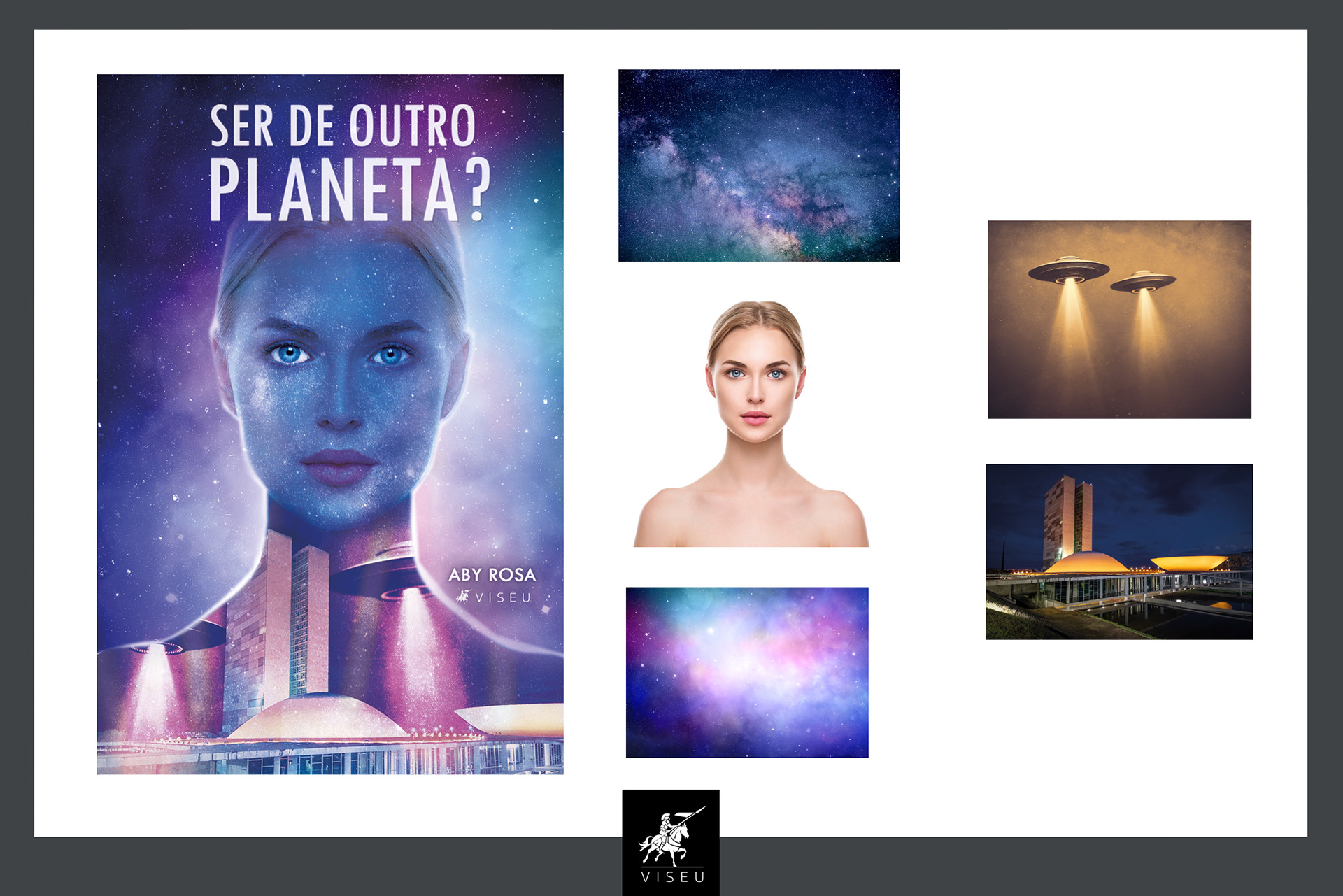 Capa de Livro - Ser de outro planeta - Viseu