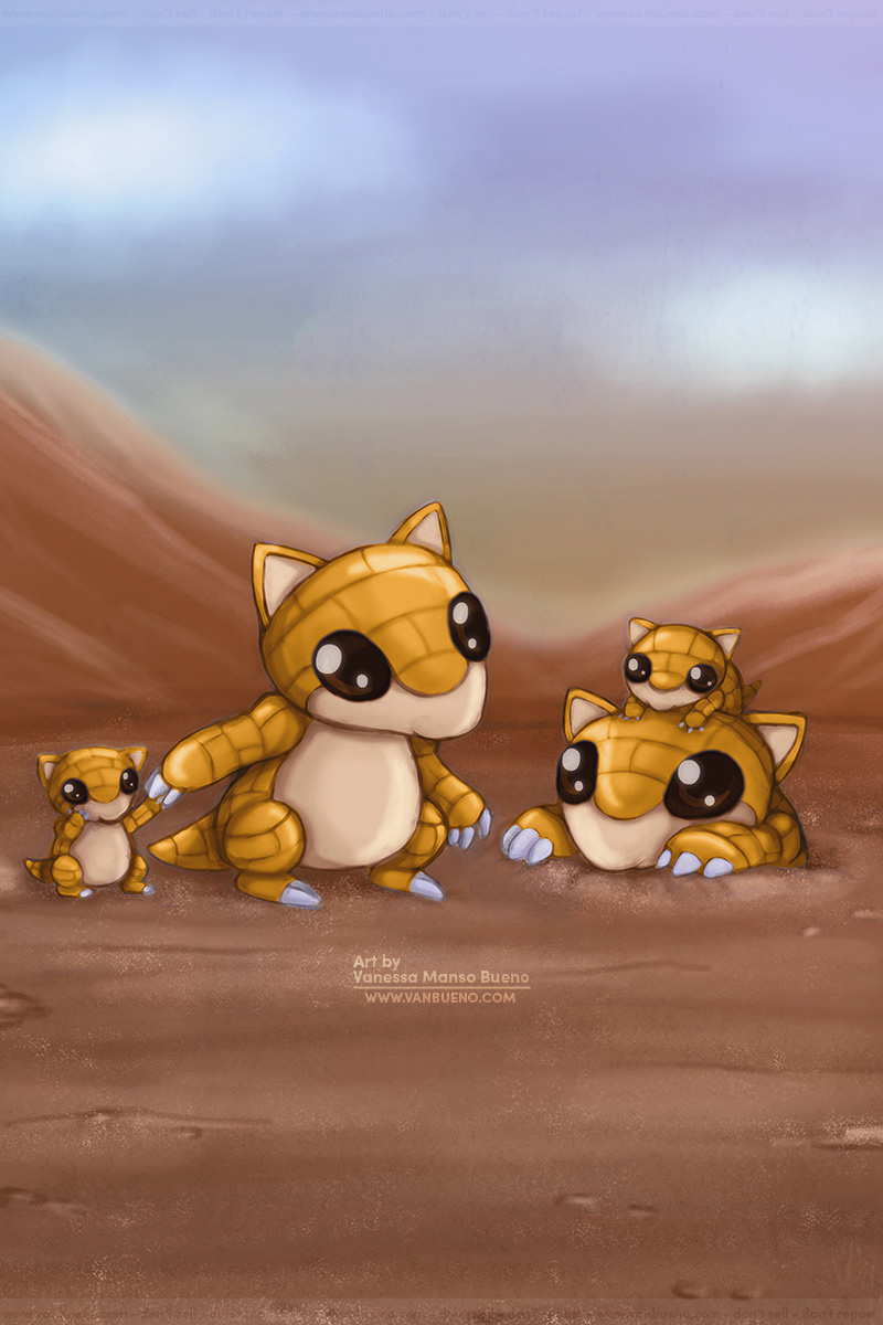 Pokemon Fanart - Sandshrew