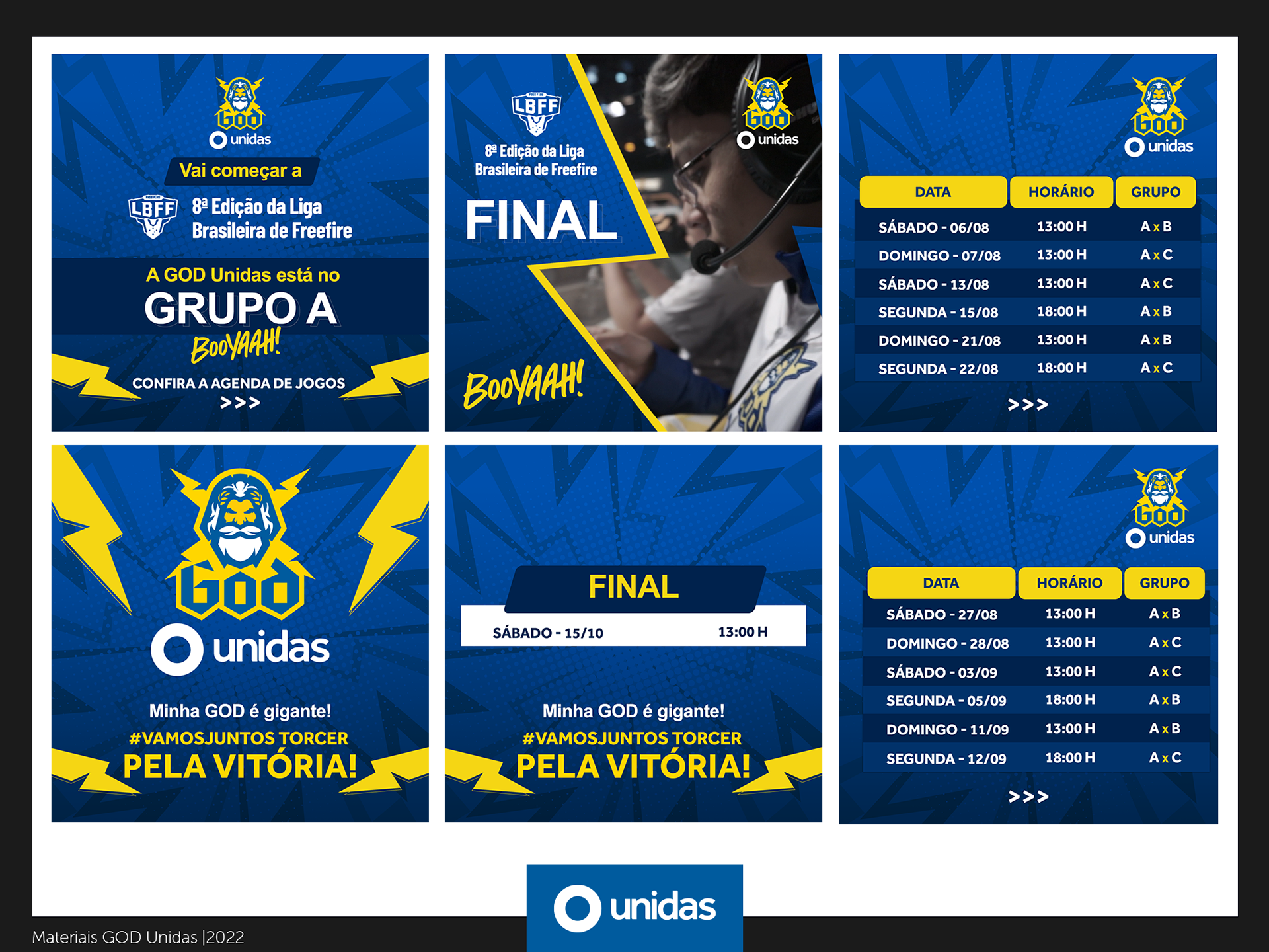 Materiais GOD e Unidas