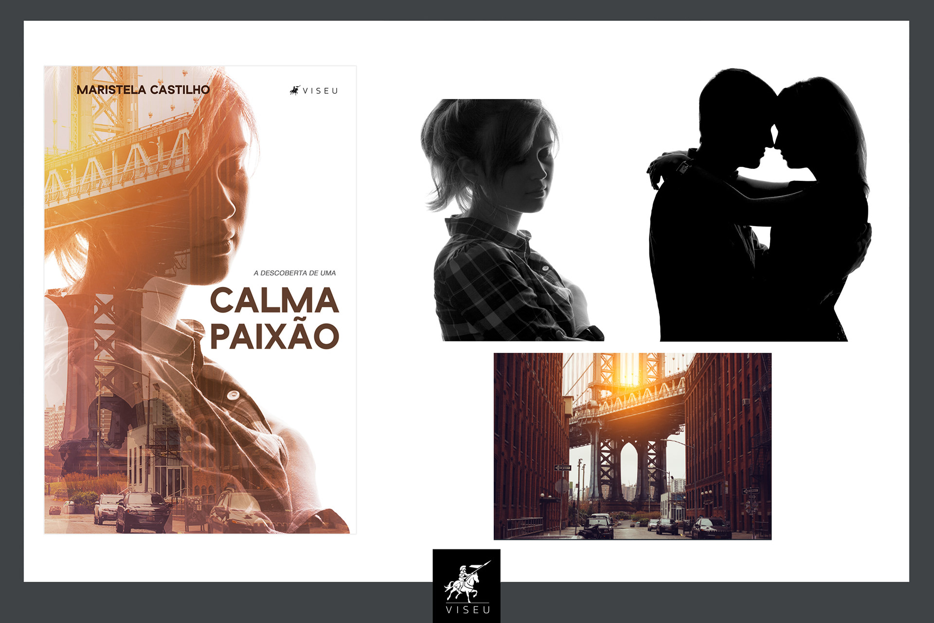 Capa de Livro - Calma Paixão - Viseu