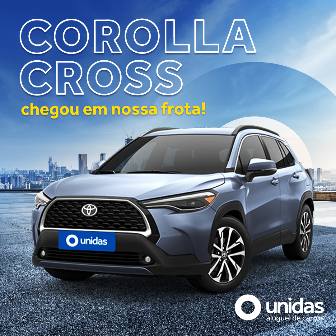 Post Instagram - Novo na Frota Corolla Cross