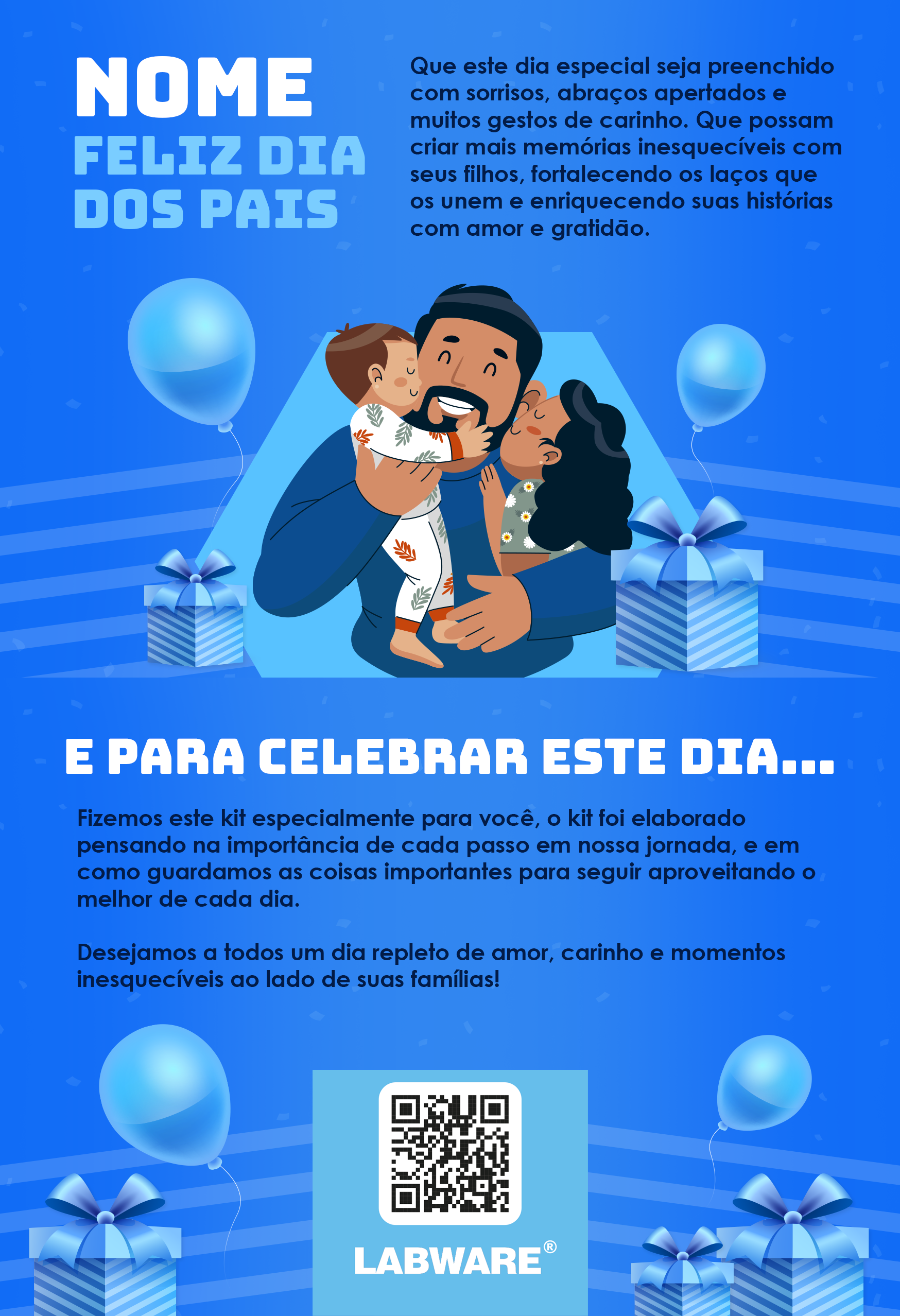 Cartão dia dos pais