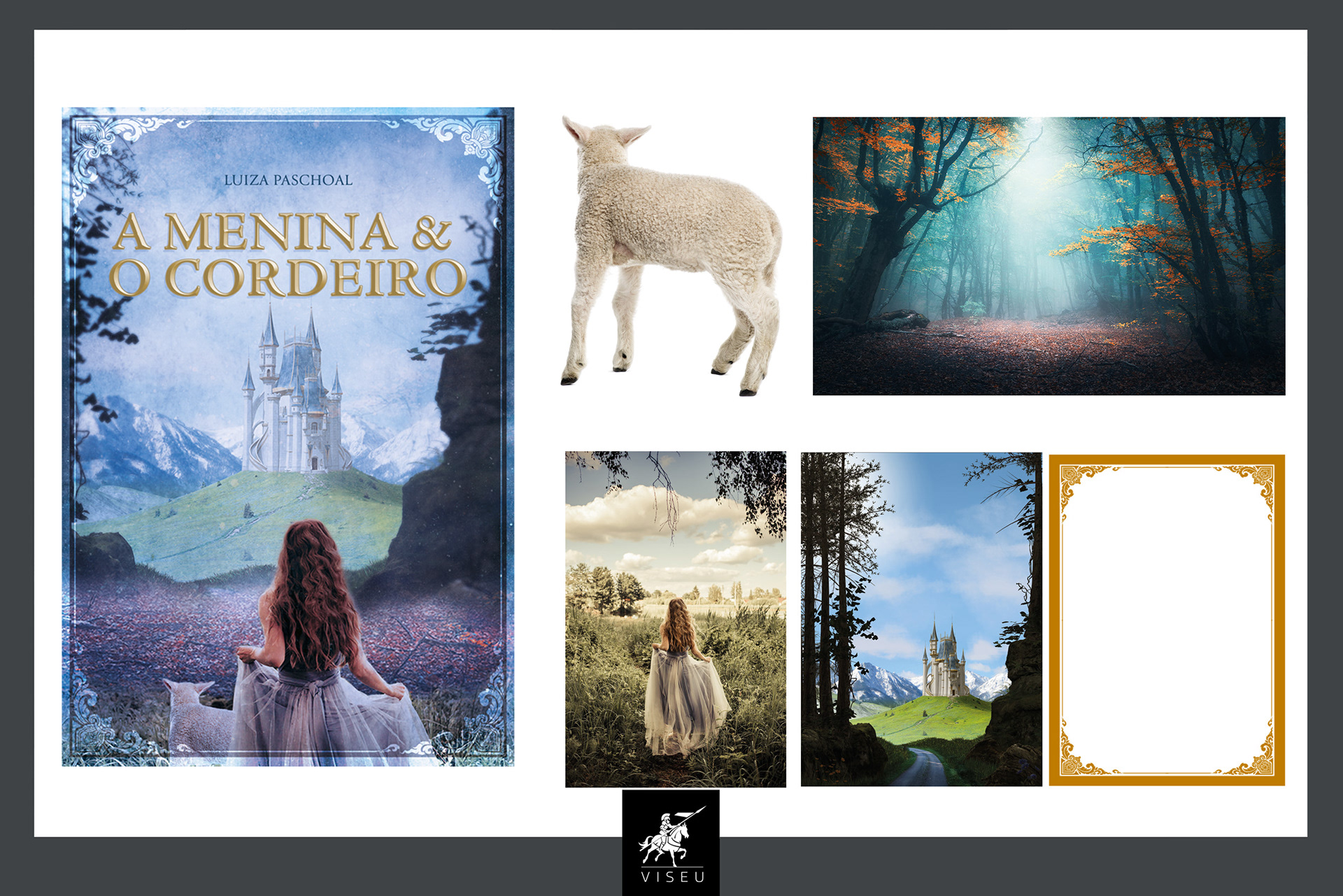 Capa de Livro - A Menina e o Cordeiro - Viseu
