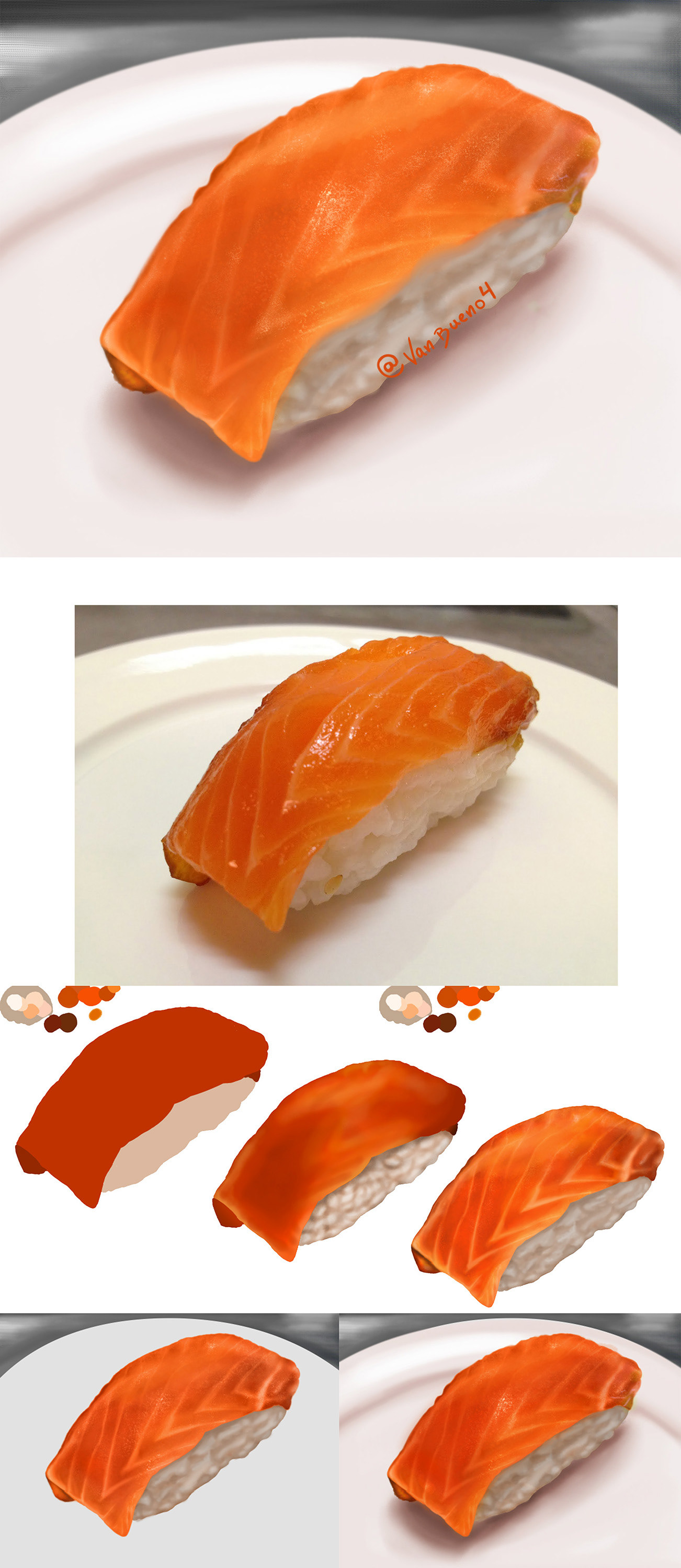 Realistic Sushi - For a Magazine