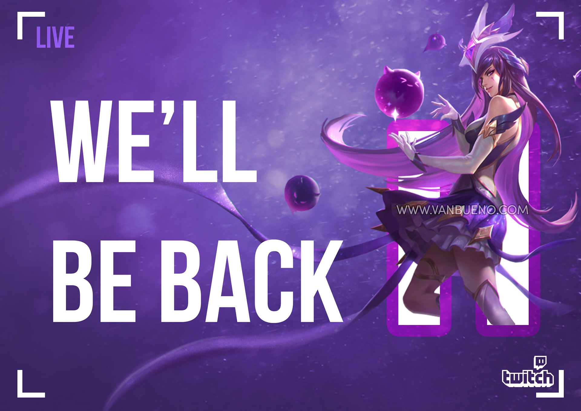 League of Legends - Brb Stream Design