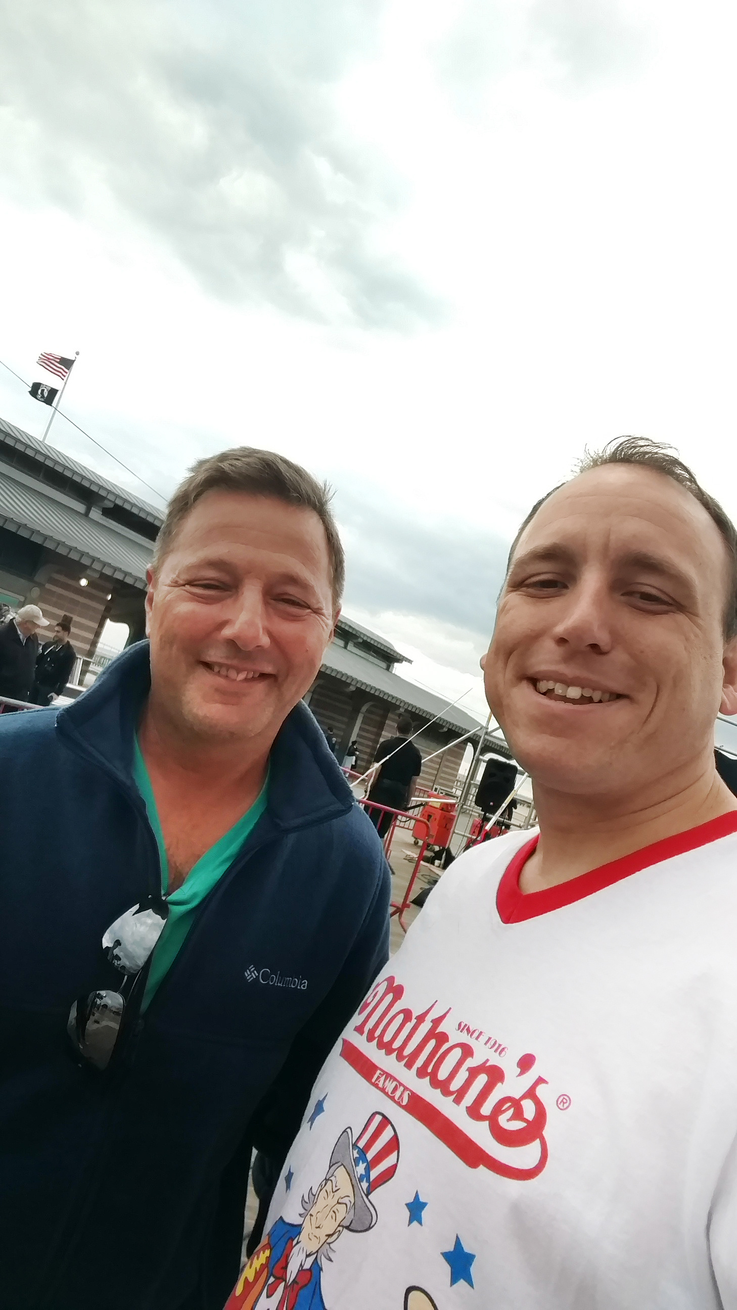 Terry Michos (Actor, The Warriors) & Joey Chestnut (Nathan's Hot Dog Eating Champion)