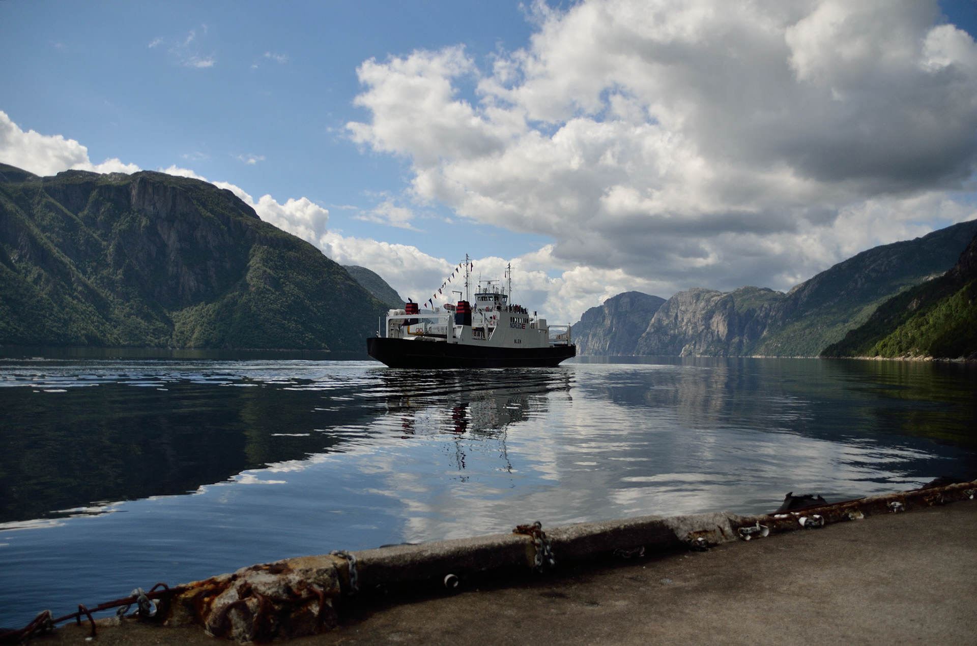Ølen i sambandet Lauvik-Lysebotn