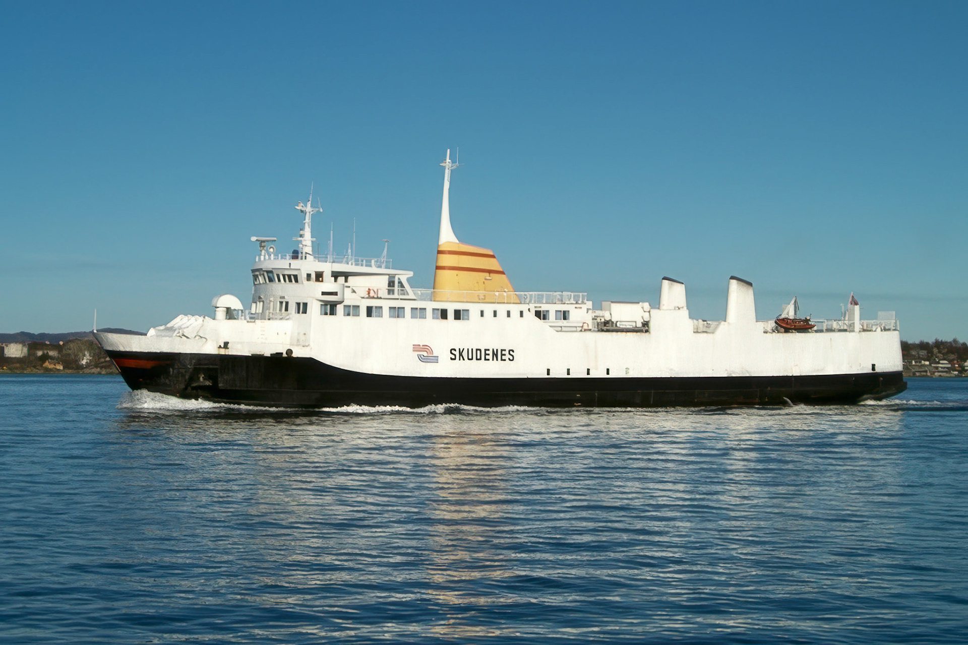Skudenes (x. Tungenes) som vikar i Tau-sambandet 2003