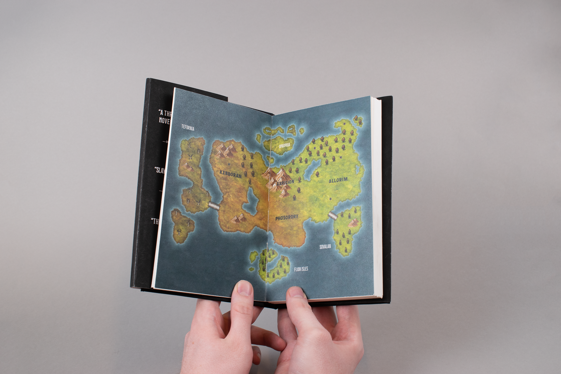 Map spread detail