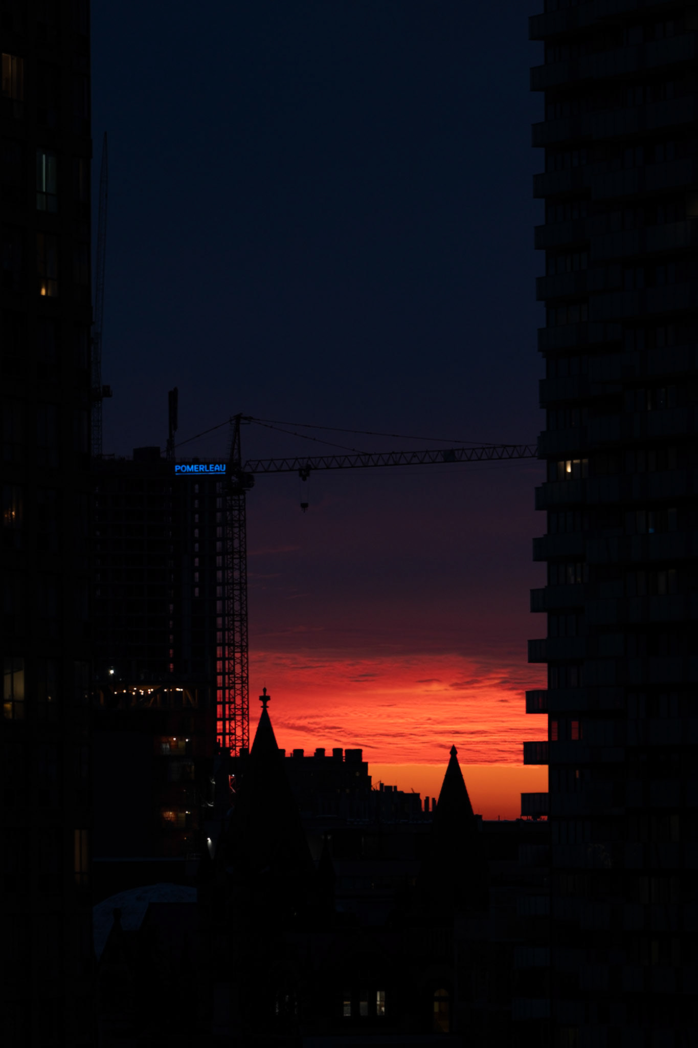 le coucher du Soleil