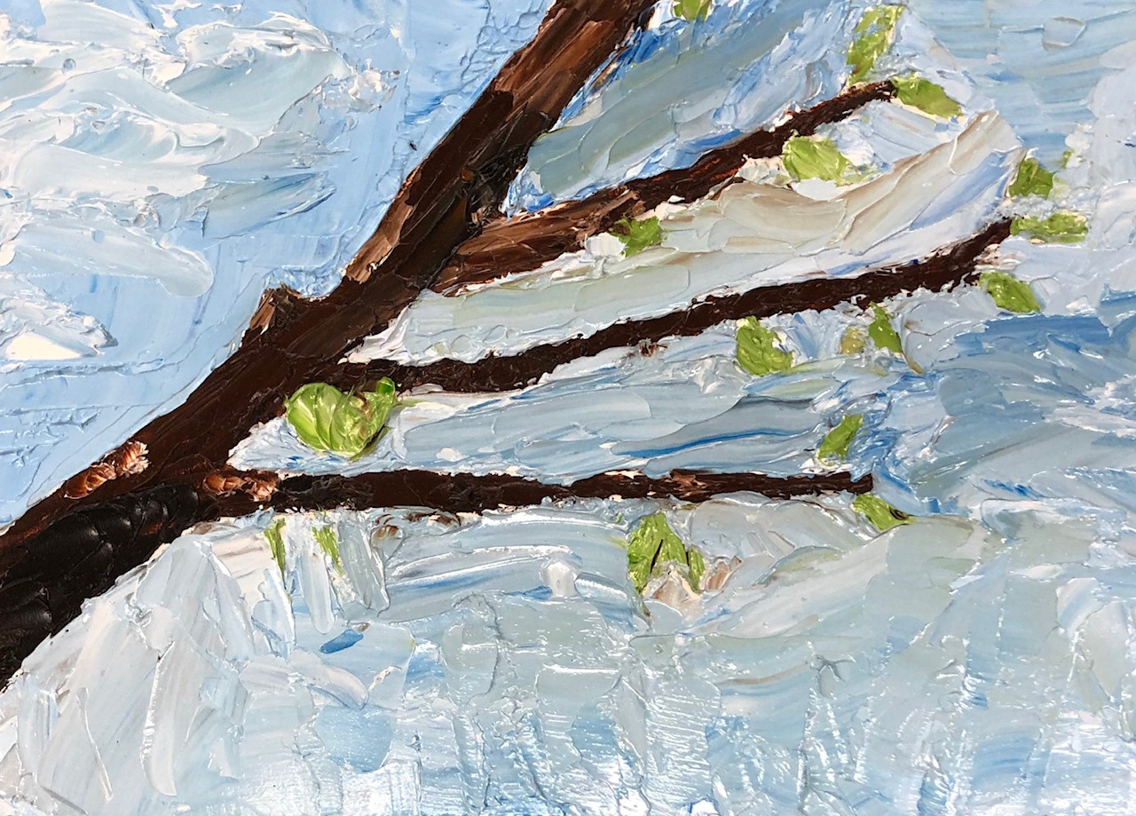 Impasto Oil painting, 5'X7'