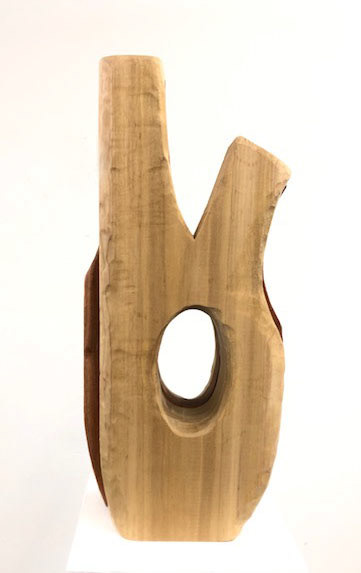 Wood is Poplar and Cedar, held together with wood glue.