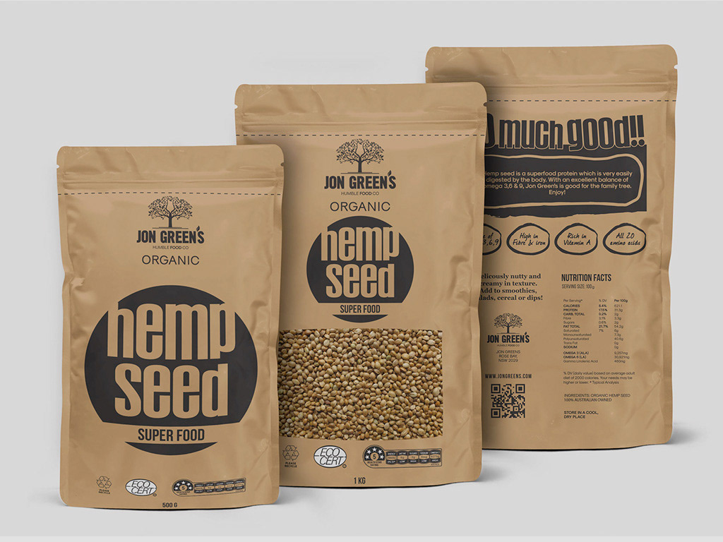 Hemp Seed Packaging Design