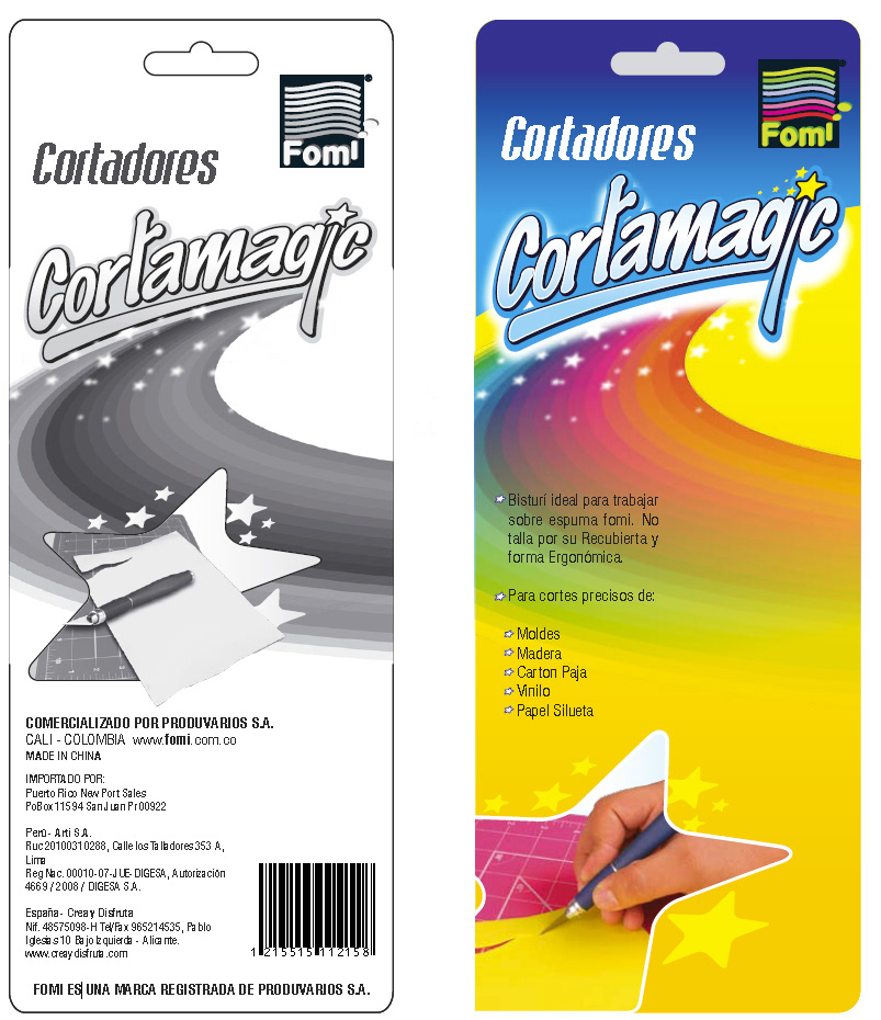 Magic cutter Package Container
