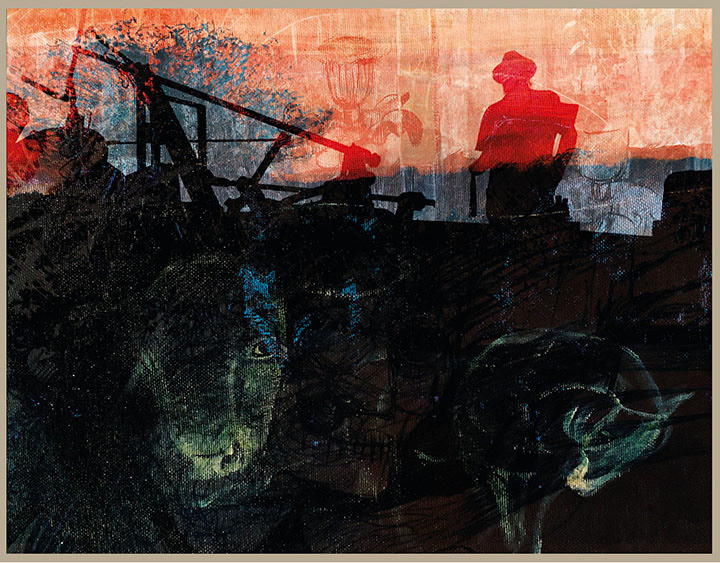 Inside Out series. 2025 01 Mixed media