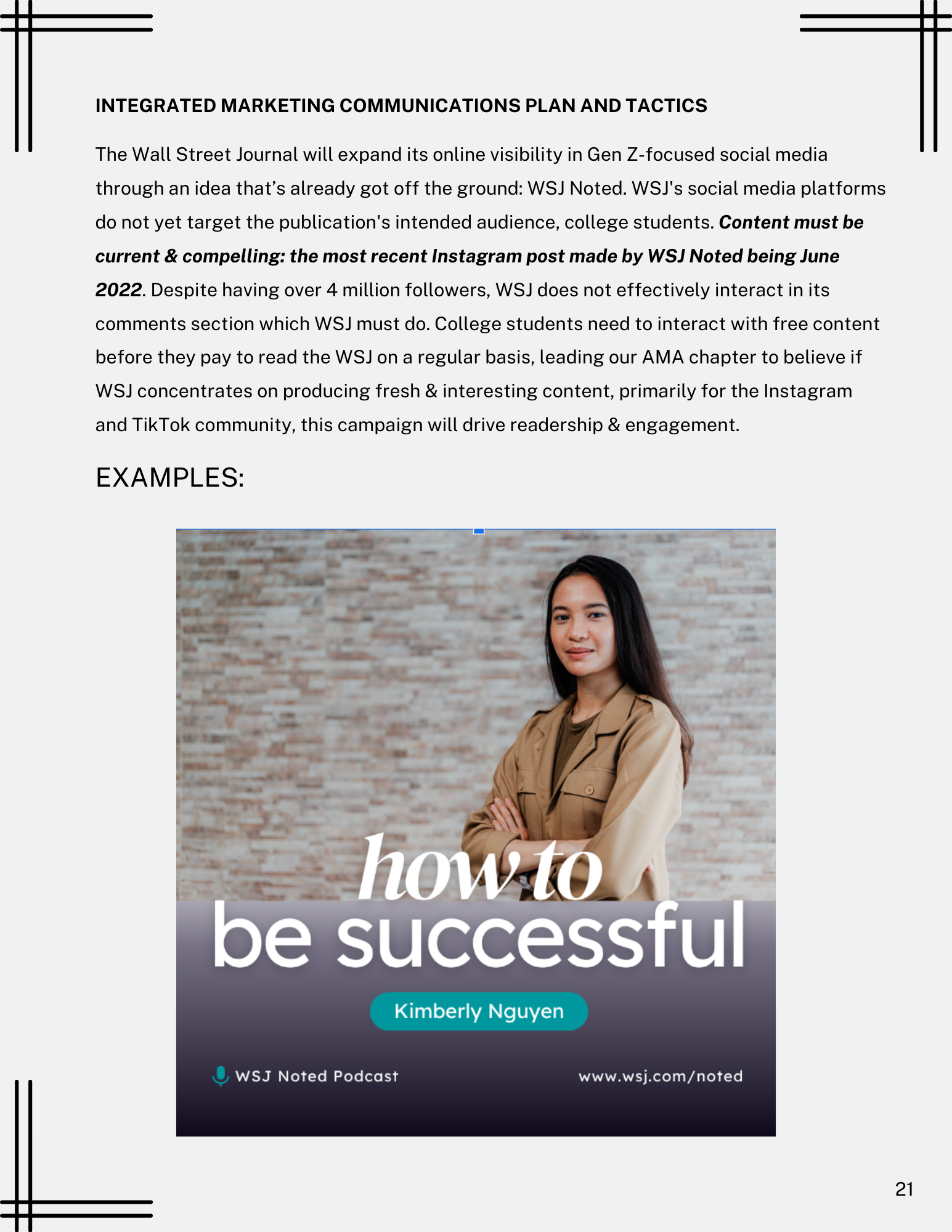 Message Strategy & Tactics