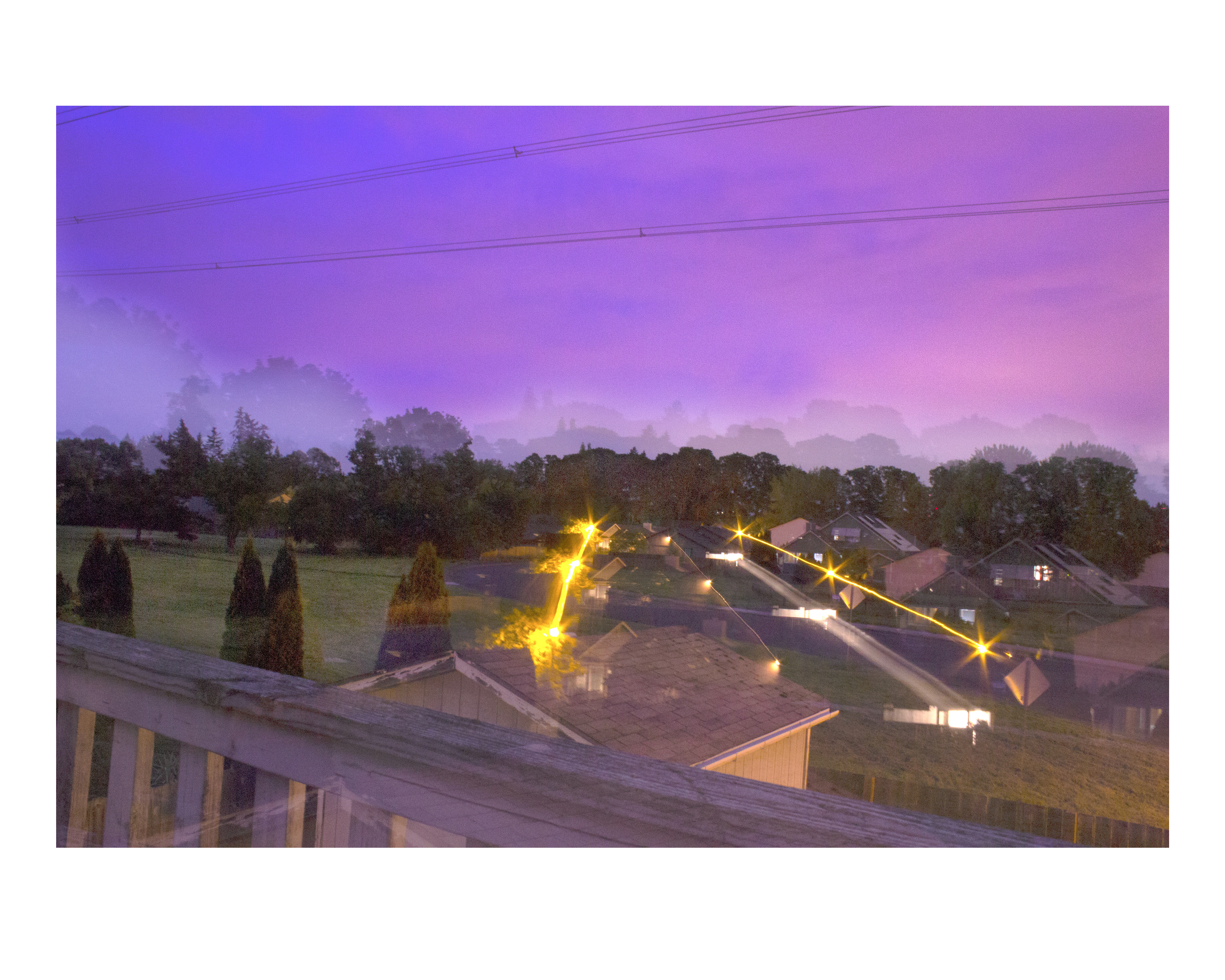 Night photography experiment.