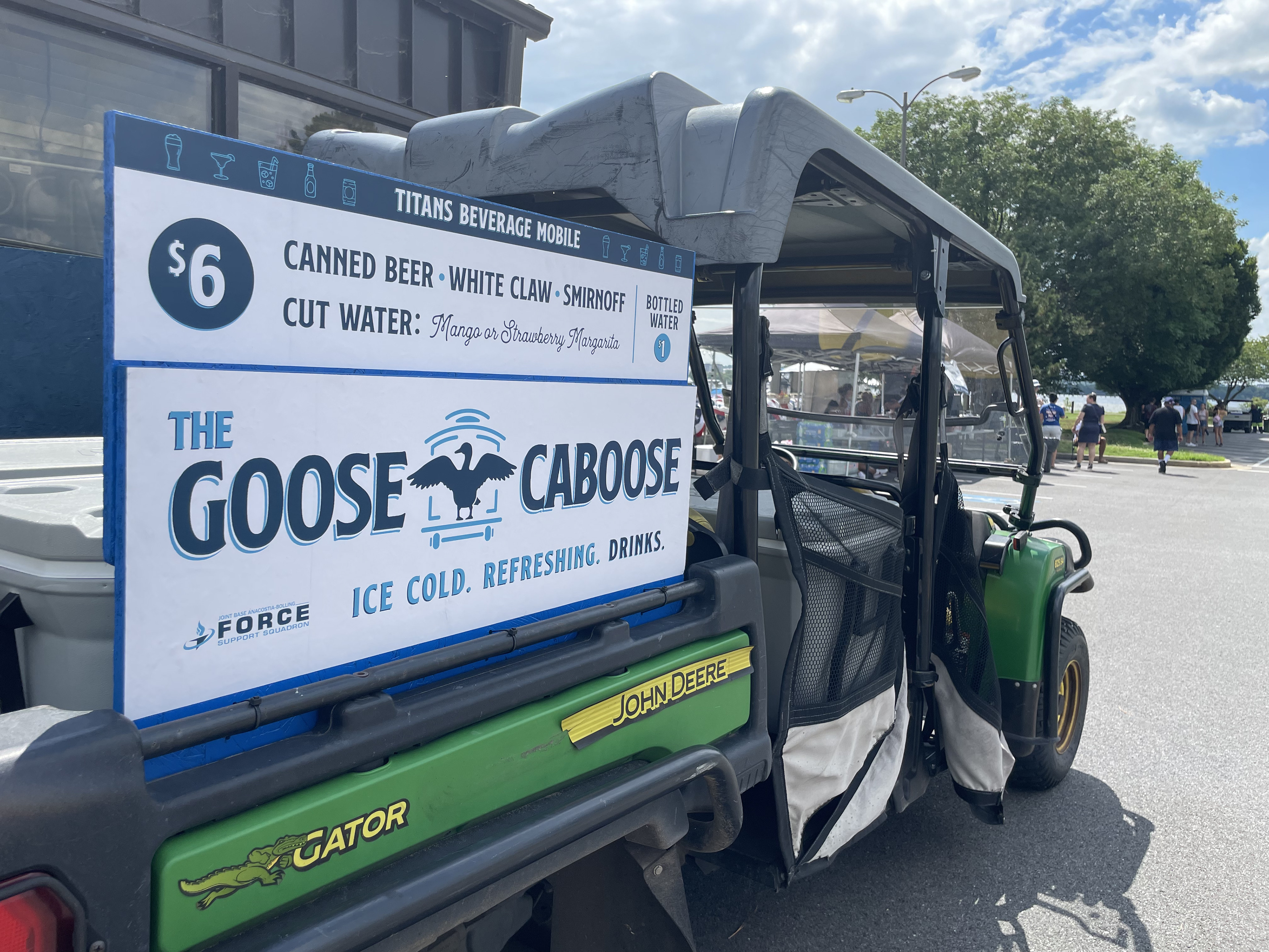 Goose Caboose Mobile Drink Sales Design