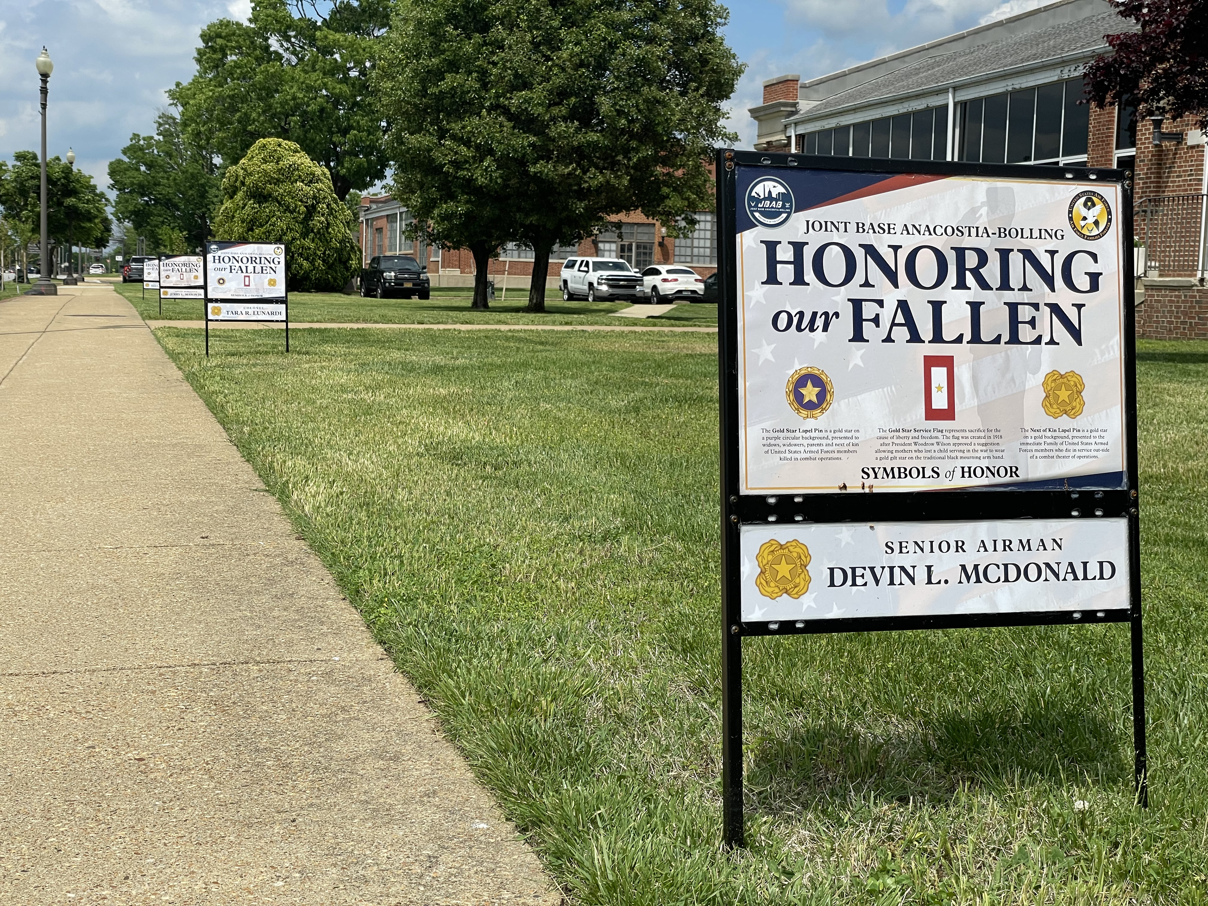 Air Force Families Forever Tribute Week Signs
