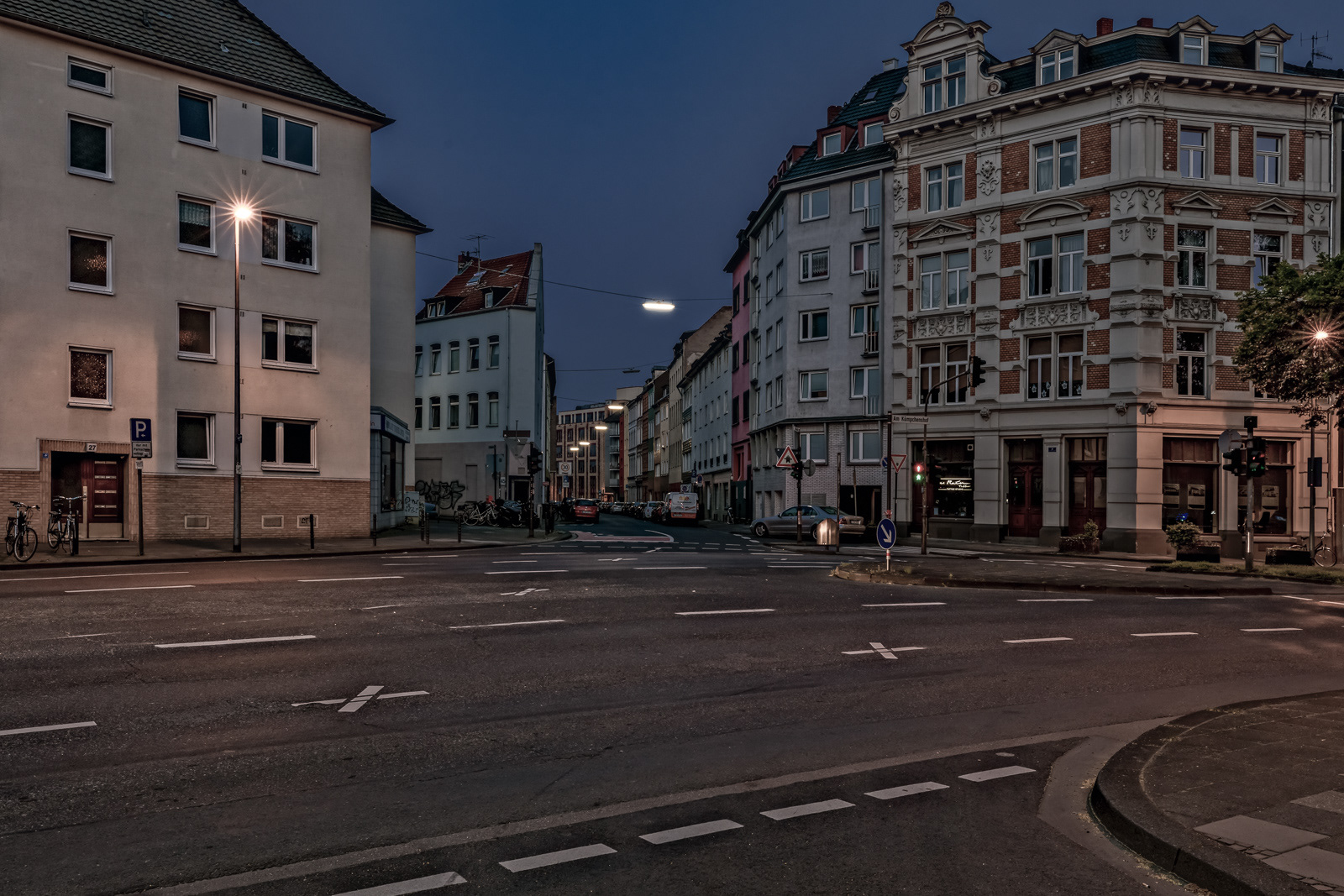 Gereonswall (2), aufgenommen Ecke Kyoto Platz, Blick Richtung Von-Werth-Straße