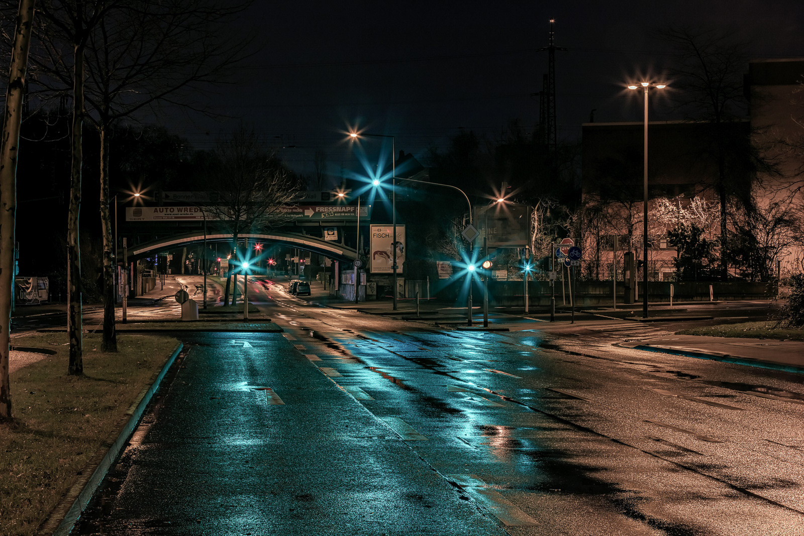 Vorgebirgsstraße, aufgenommen Höhe Bischofsweg, Blick Richtung Ringe