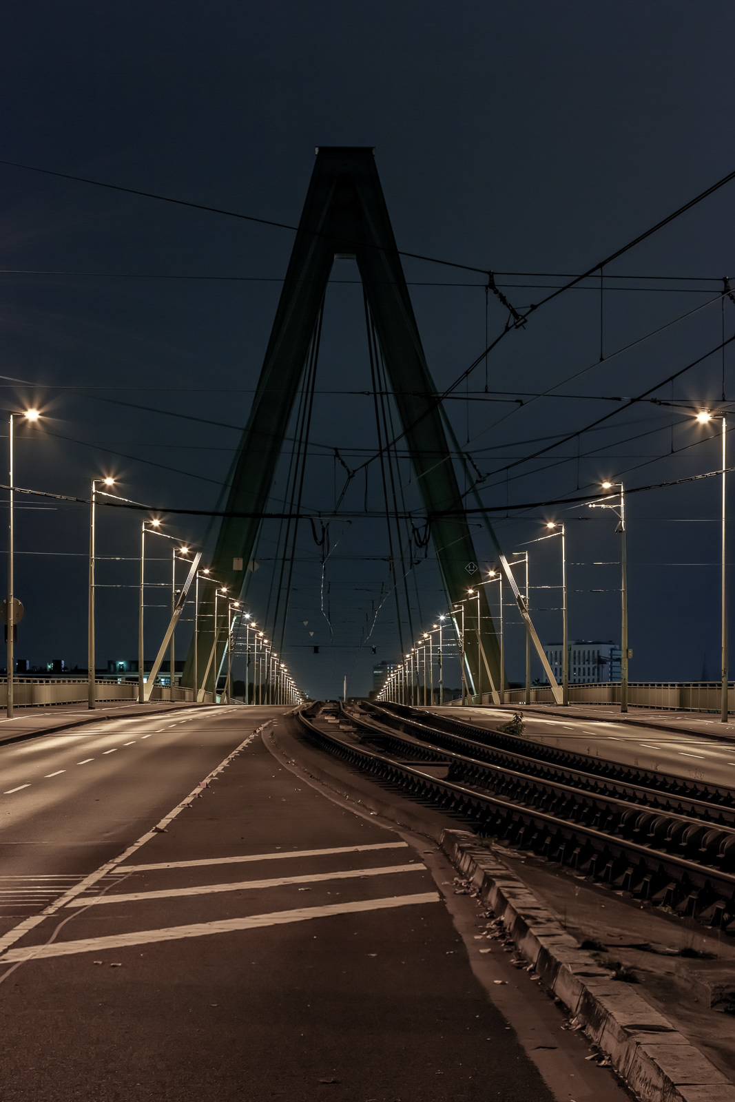 Severinsbrücke, Höhe Deutzer Ring, Richtung Innenstadt