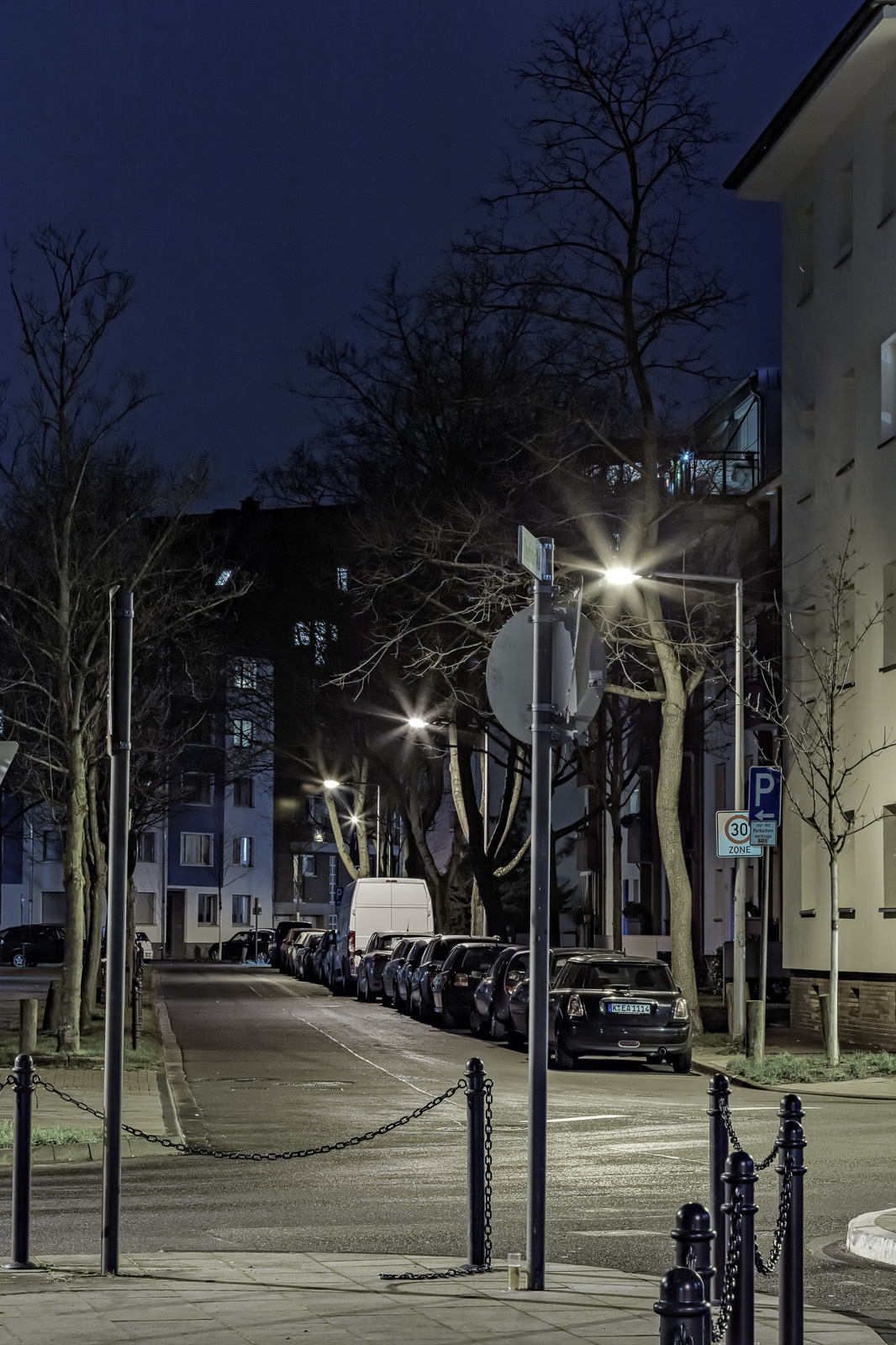 Alteburger Wall, aufgenommen Ecke Alteburger Straße, Blick Richtung Bonner Straße
