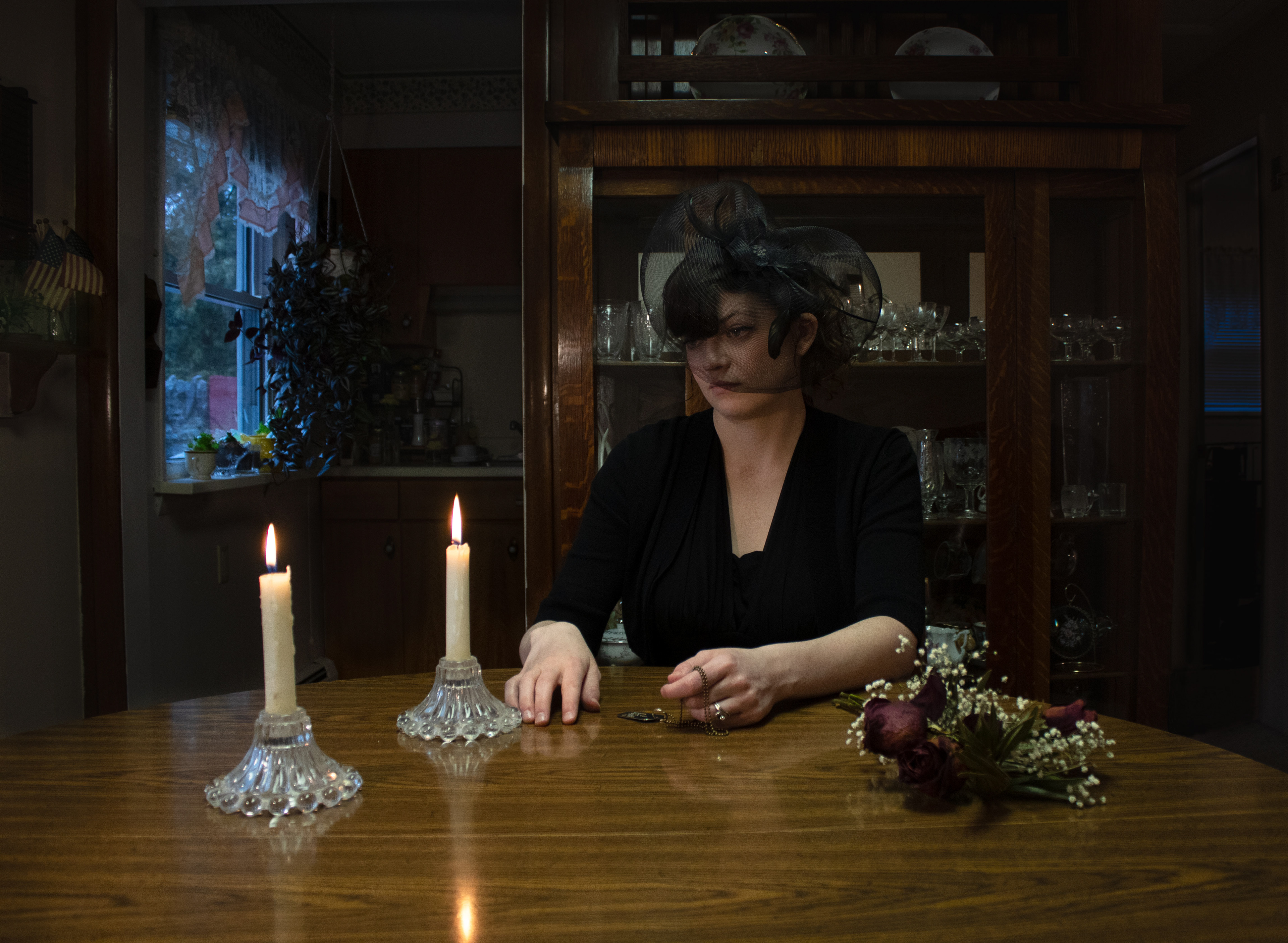 Staged Narrative: Soldier's Wife Newly Widowed 