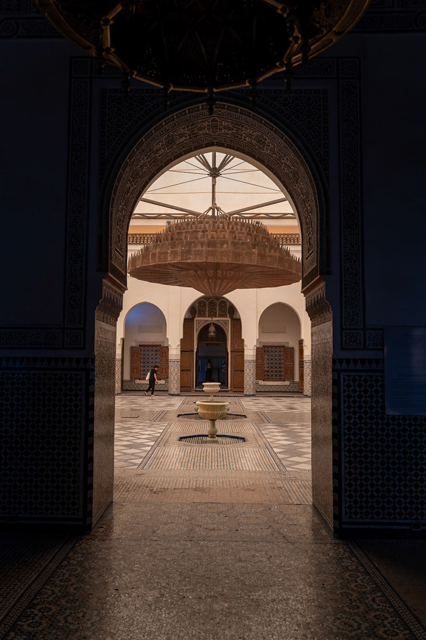 Palácio Mnebbi em Marraquexe, Marrocos