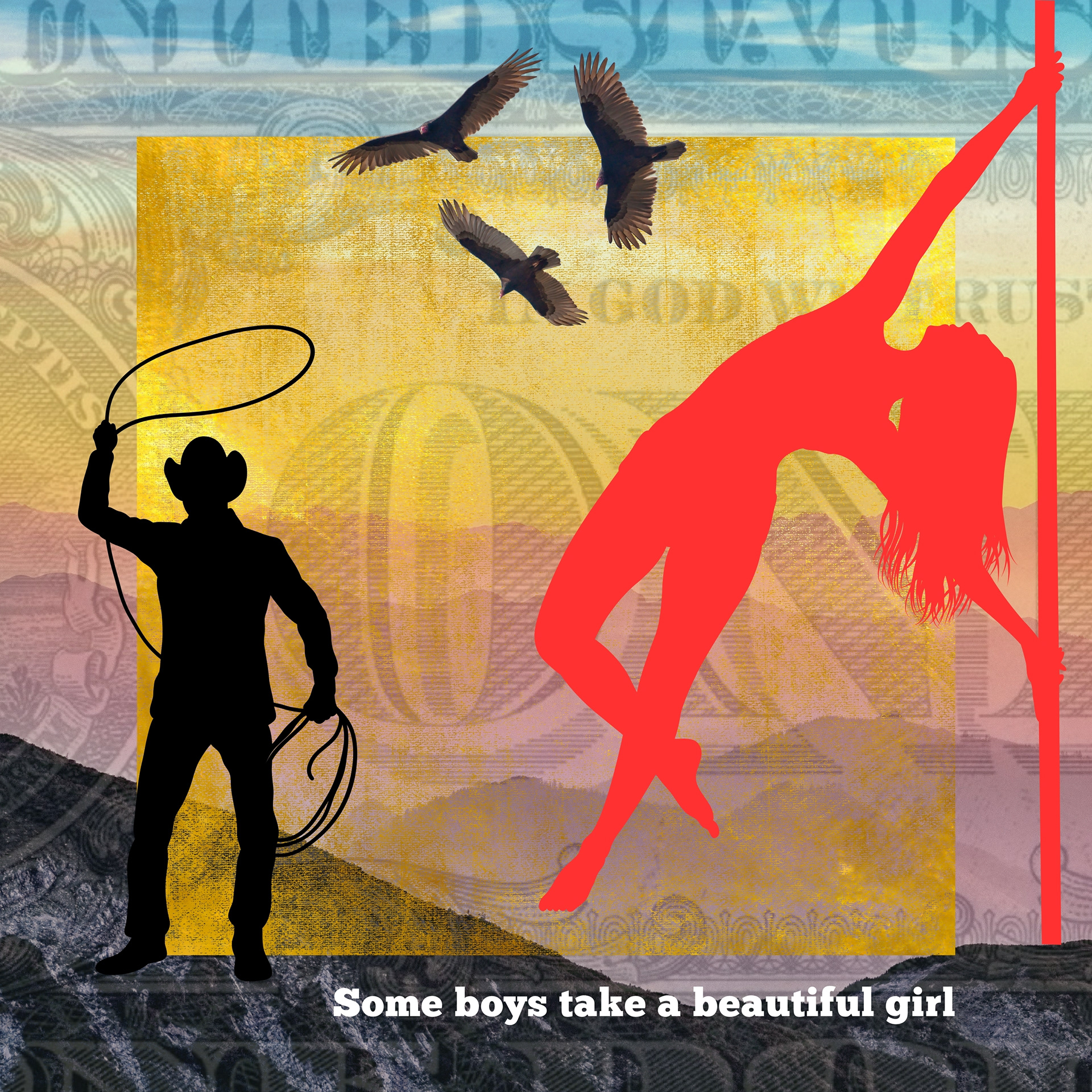Some boys take a beautiful girl