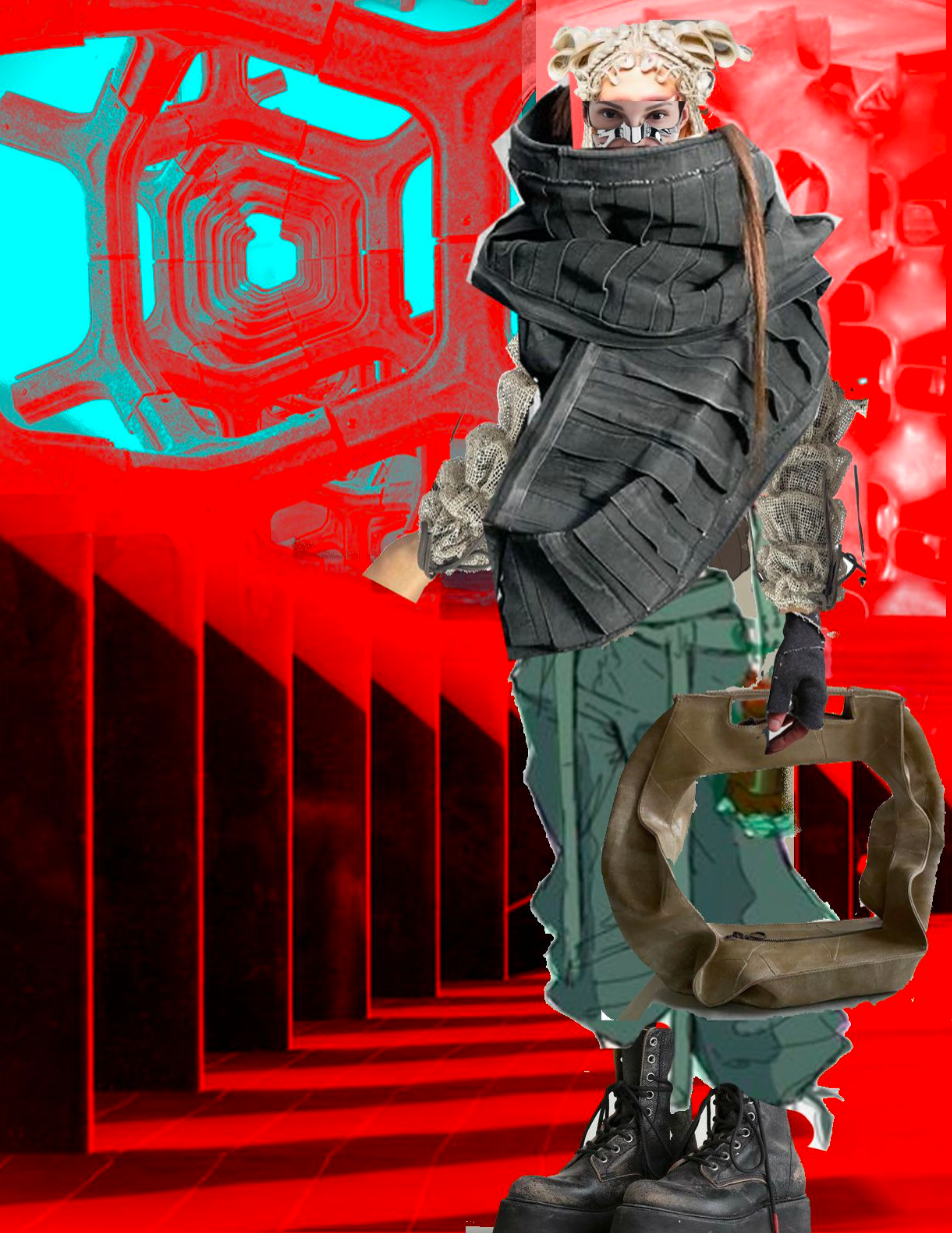 These are collages I made for inspiration for my project
