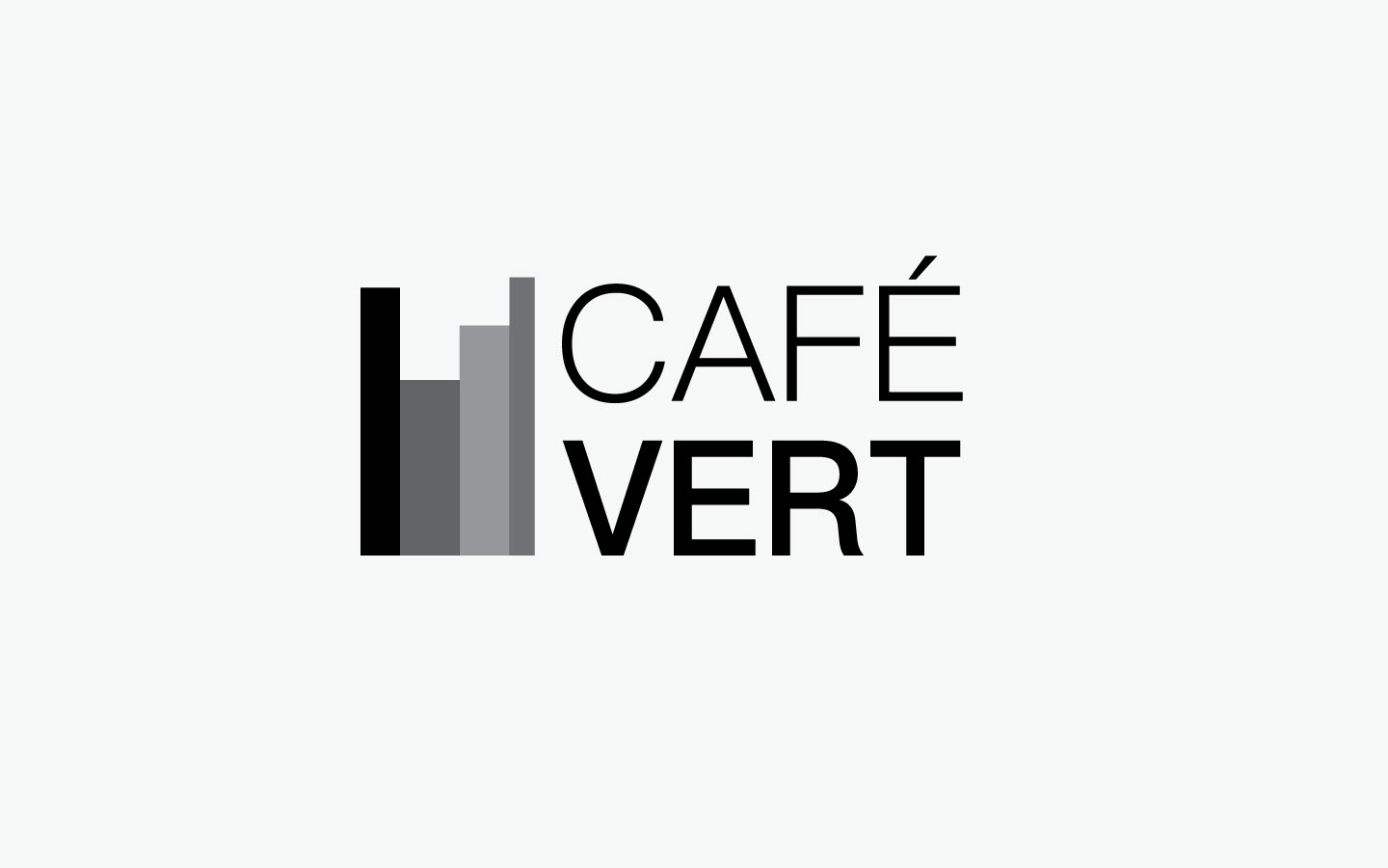 Café Vert black logo